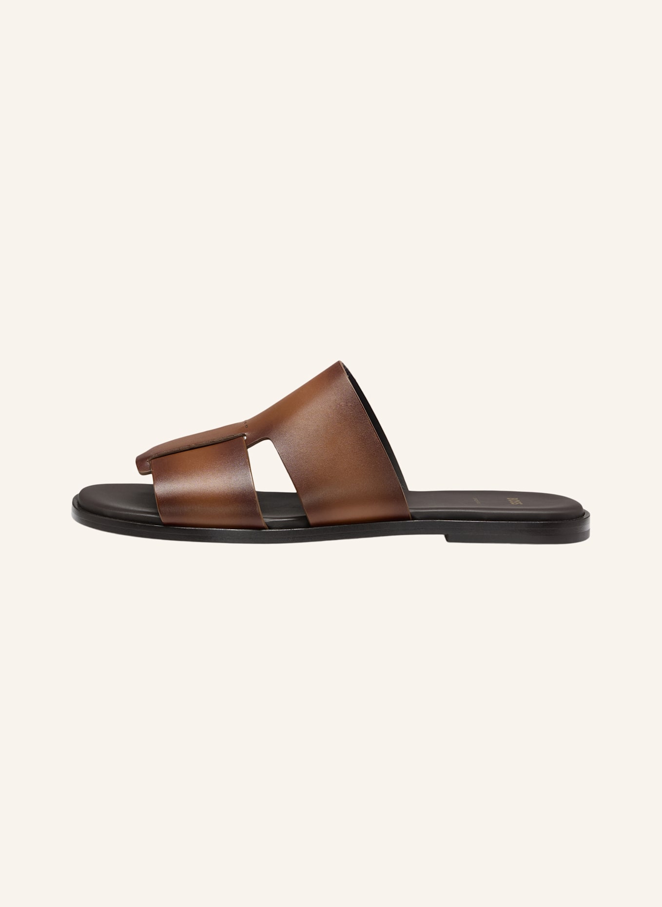 BOSS Sandale KAEL_SLIDE_BURE: BRAUN