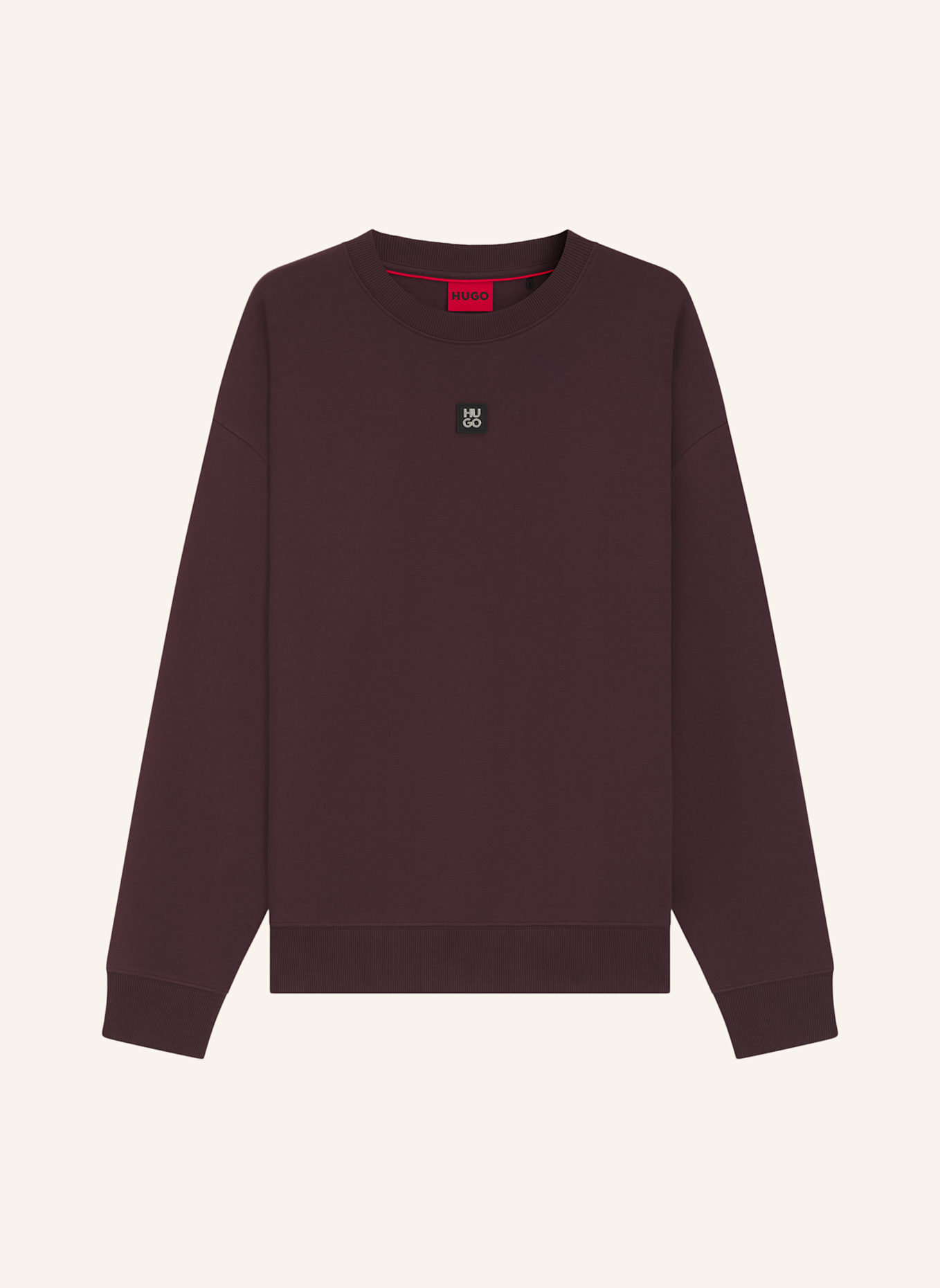 HUGO Sweatshirt DETTIL Relaxed Fit: BRAUN