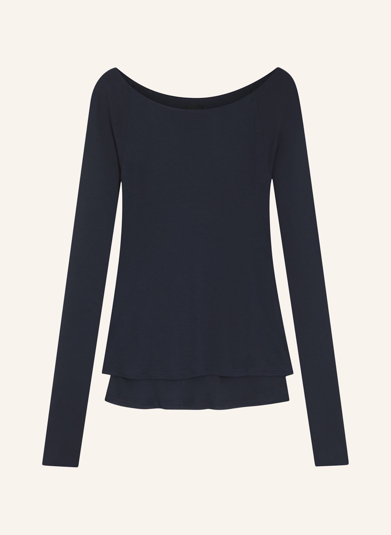 BOSS Casual Top EDUPLA1 Slim Fit: DUNKELBLAU