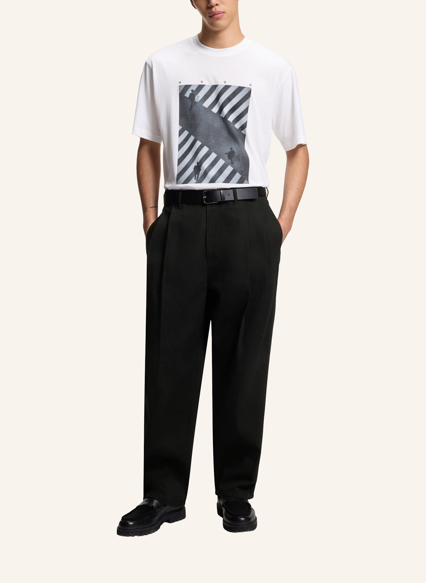 HUGO Jeans HUGO 245/1 Relaxed Fit: SCHWARZ