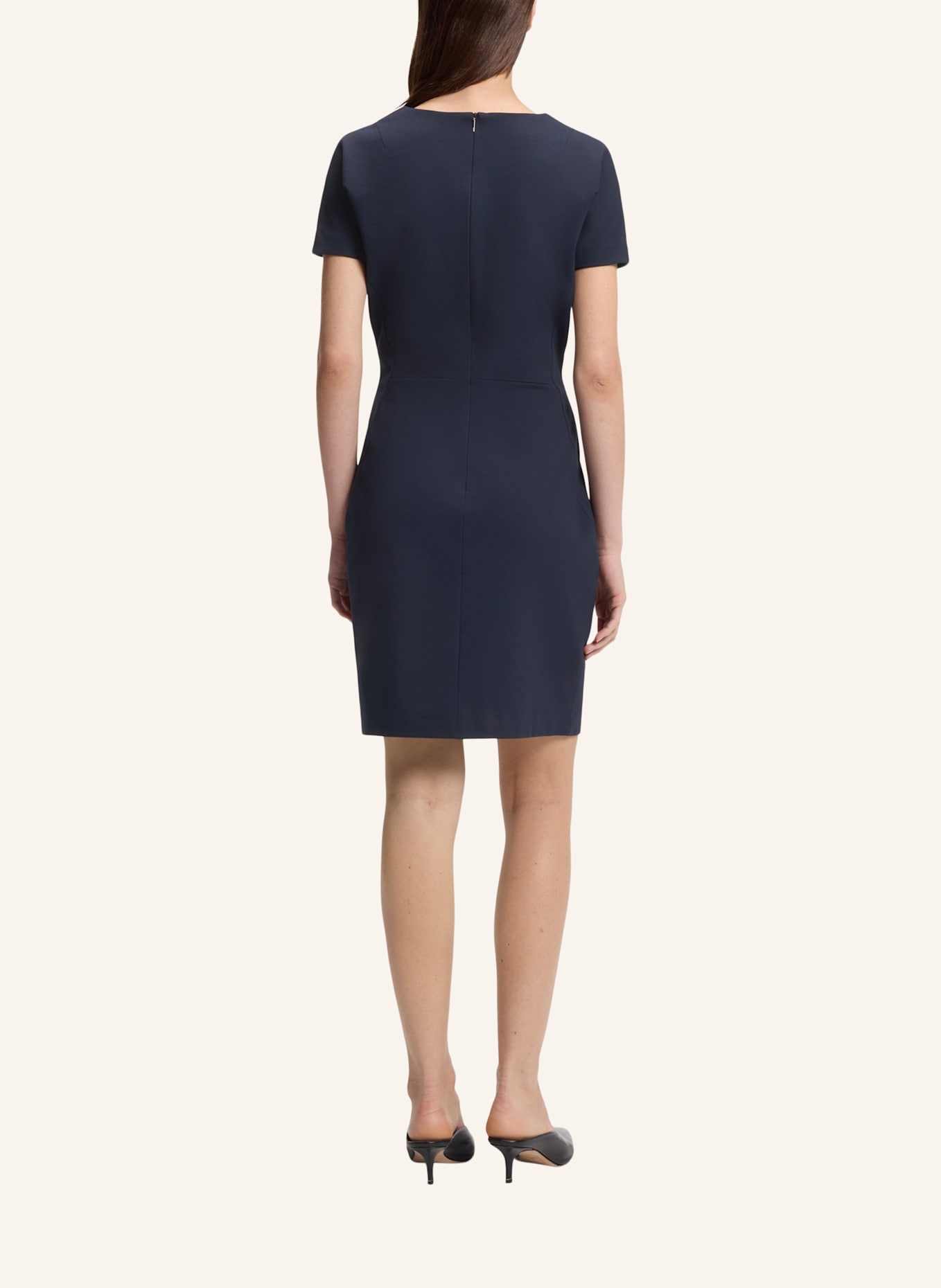 BOSS Jersey-Kleid EDUVIS Slim Fit: DUNKELBLAU