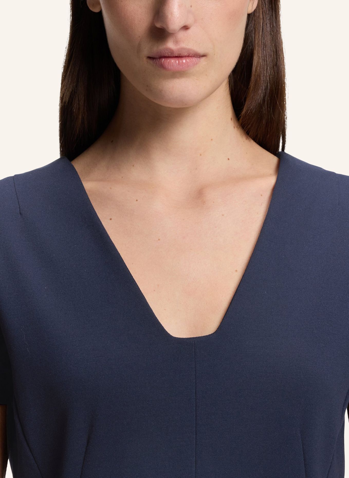 BOSS Jersey-Kleid EDUVIS Slim Fit: DUNKELBLAU