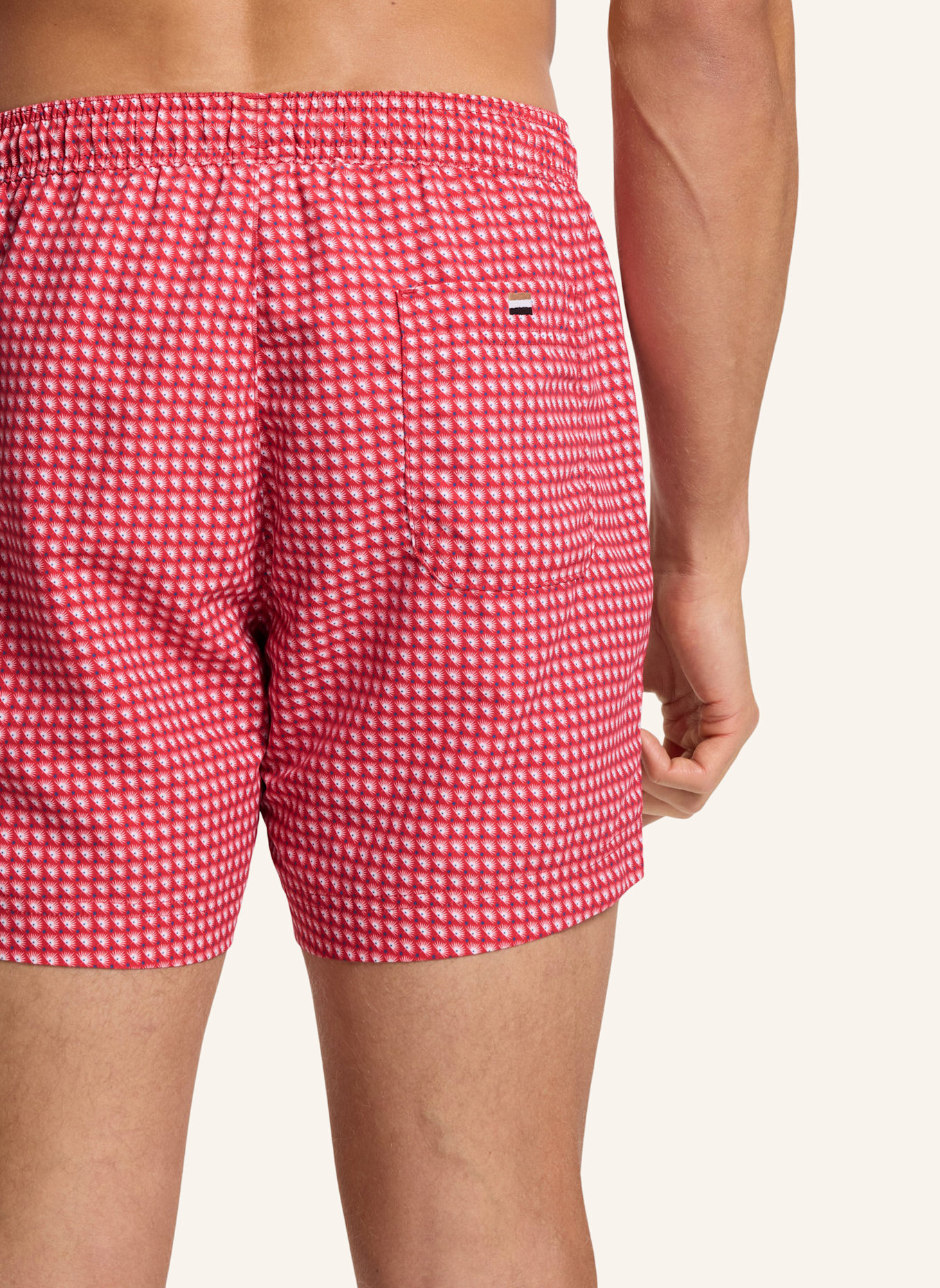 BOSS Badeshorts VIBE: DUNKELROT