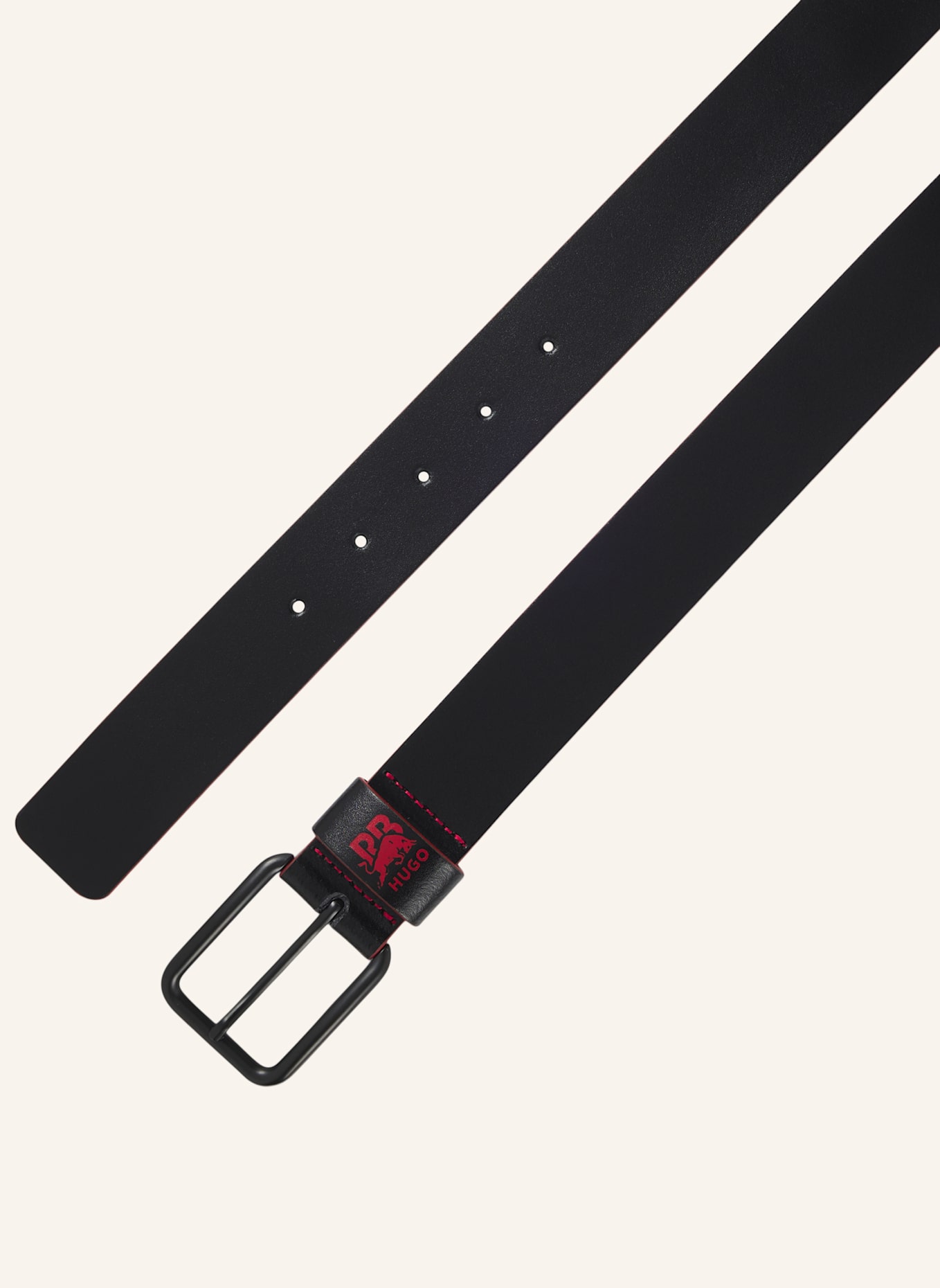 HUGO Casual Gürtel BETER-R_SZ35_RB: SCHWARZ