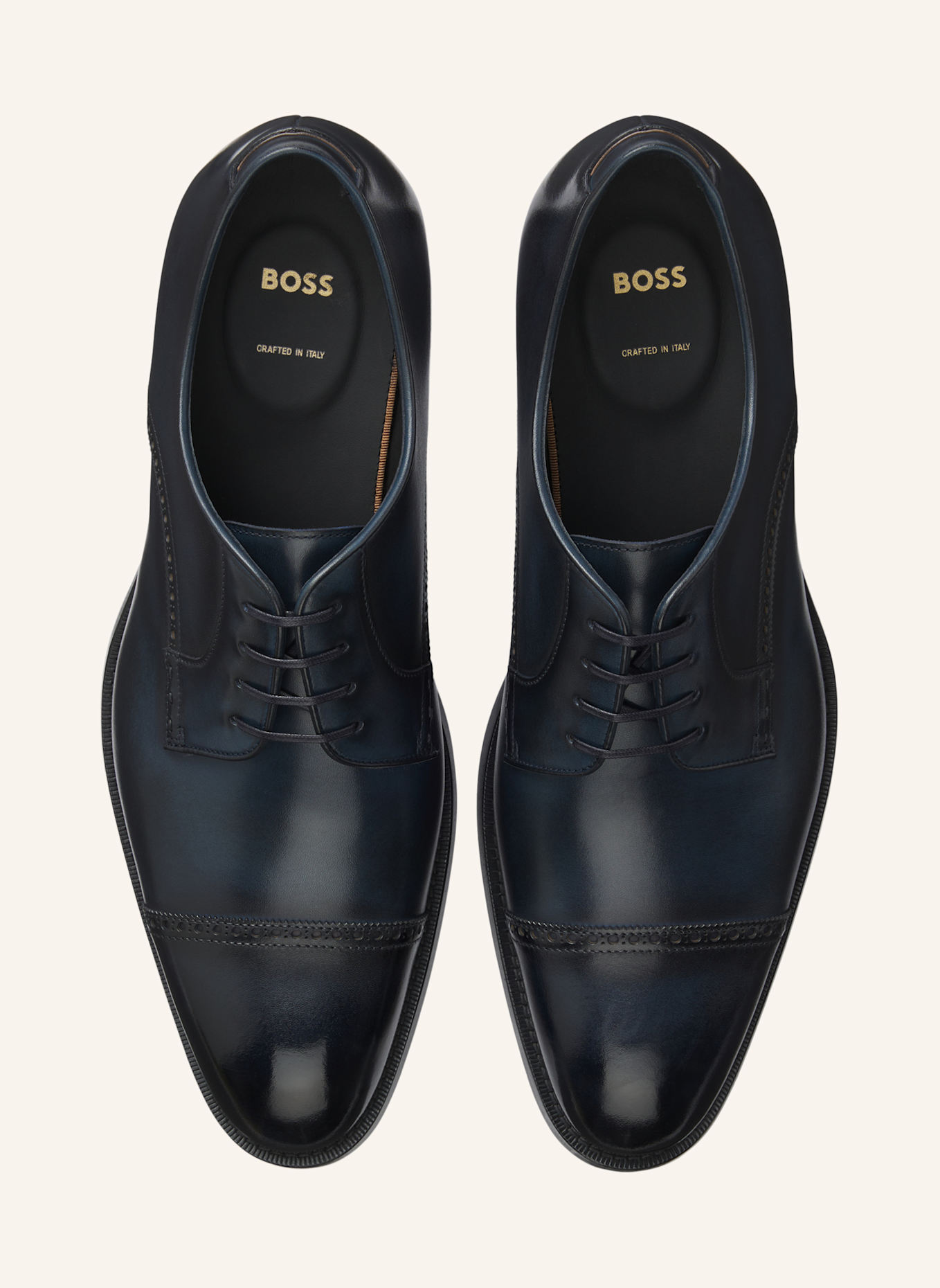 BOSS Business-Schnürschuh RILL_DERB_BUBRCT: DUNKELBLAU