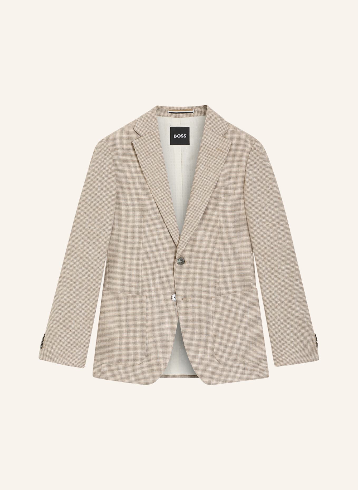 BOSS Blazer H-HUTSON-2PP-253 Regular Fit: KHAKI