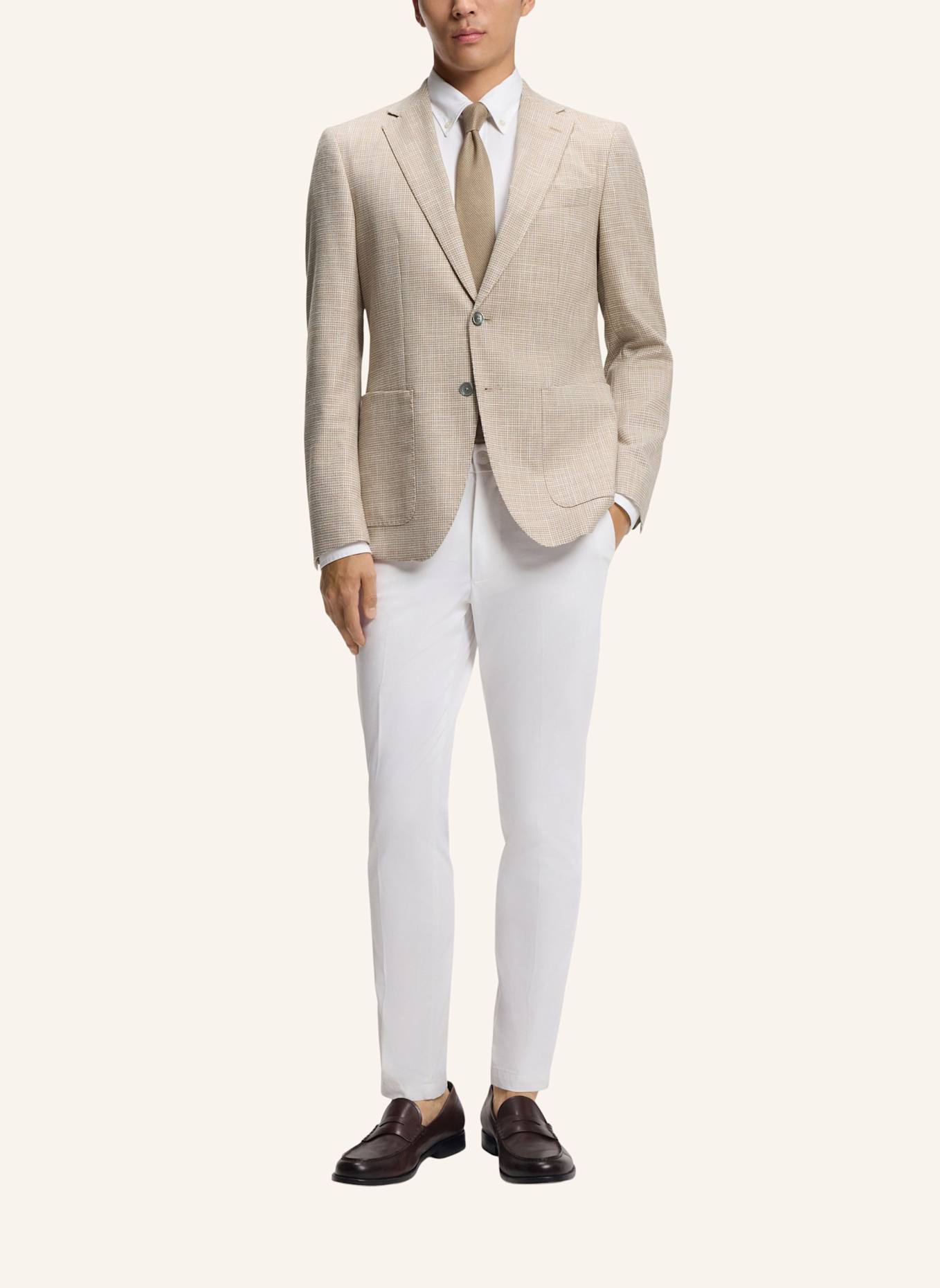 BOSS Blazer H-HUTSON-2PP-253 Regular Fit: KHAKI