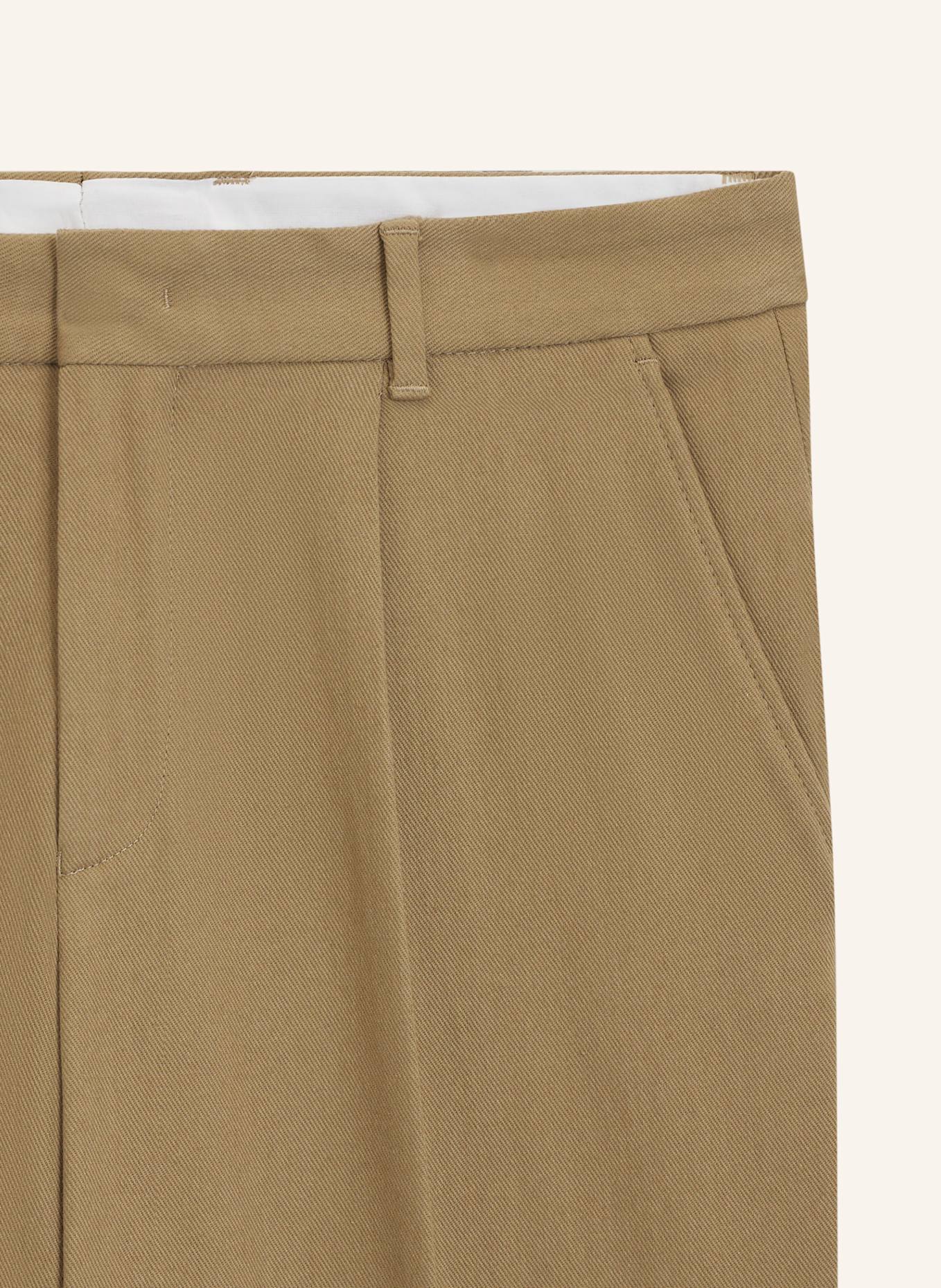BOSS Business Hose C-PERIN-PL-261F Tapered Fit: KHAKI