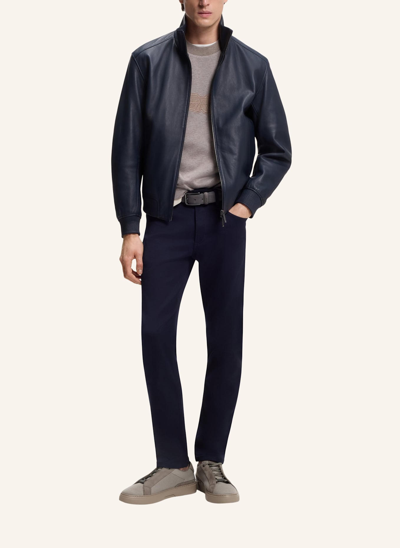 BOSS Sneaker GARY_TENN_KTNB_AM: TAUPE