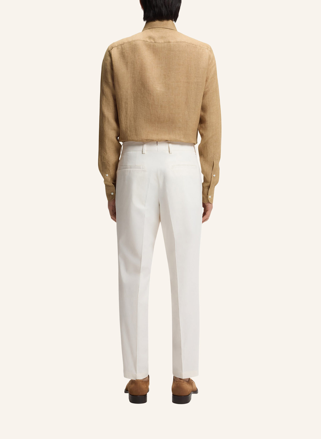 BOSS Casual Hemd L-HAYS-KENTW-C-252 Slim Fit: BEIGE