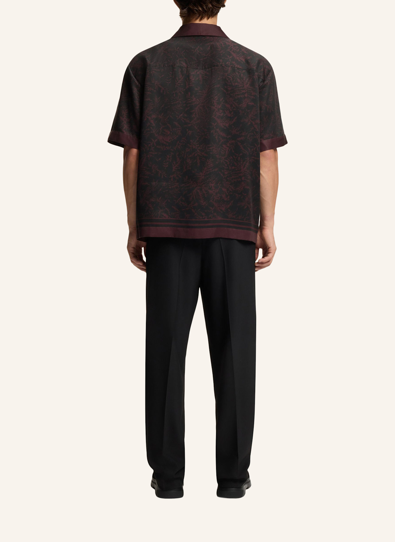 HUGO Casual Hemd ESPINO Oversize Fit: BRAUN