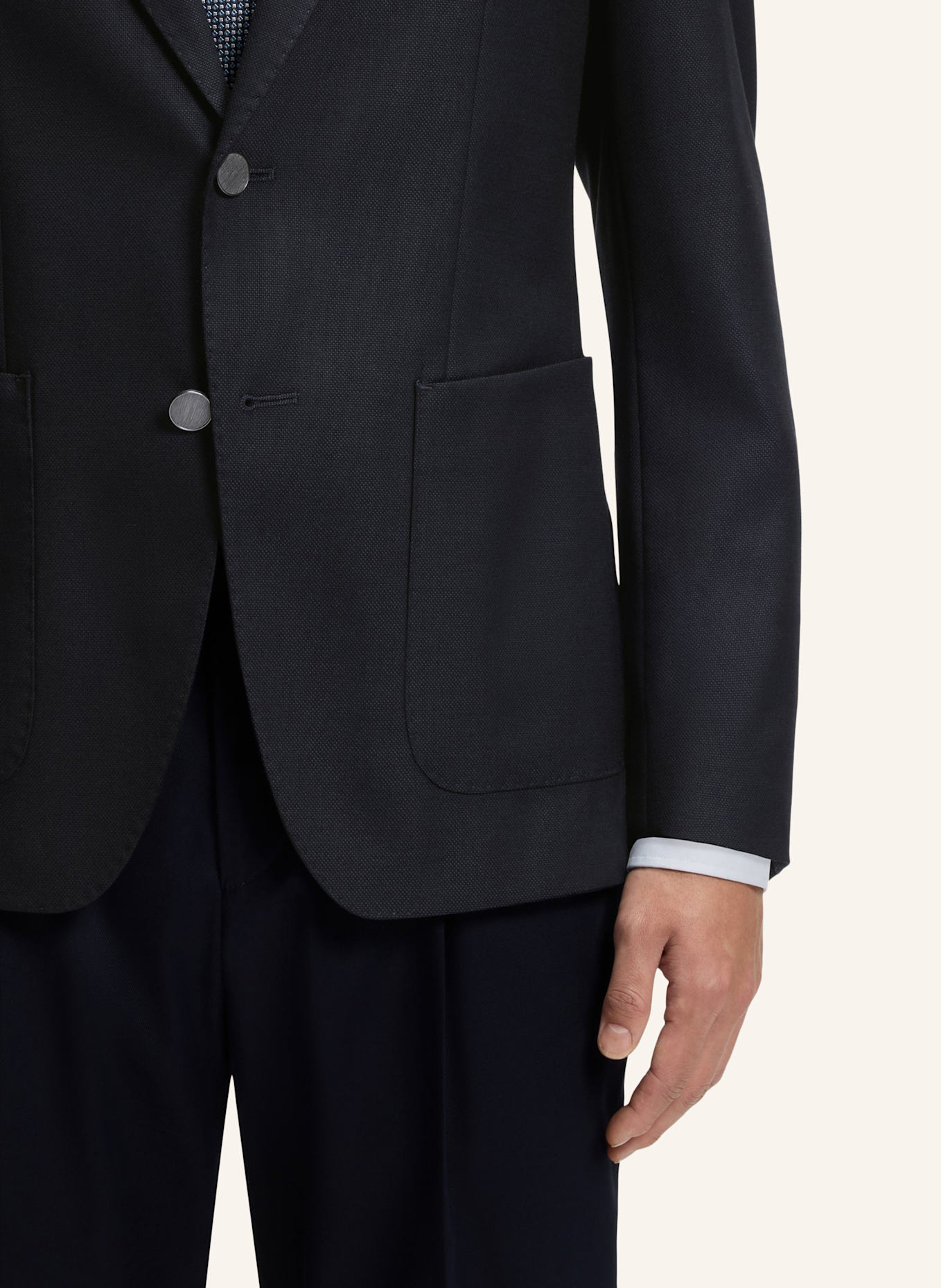 BOSS Blazer H-HUTSON-2PP-253 Slim Fit: DUNKELBLAU