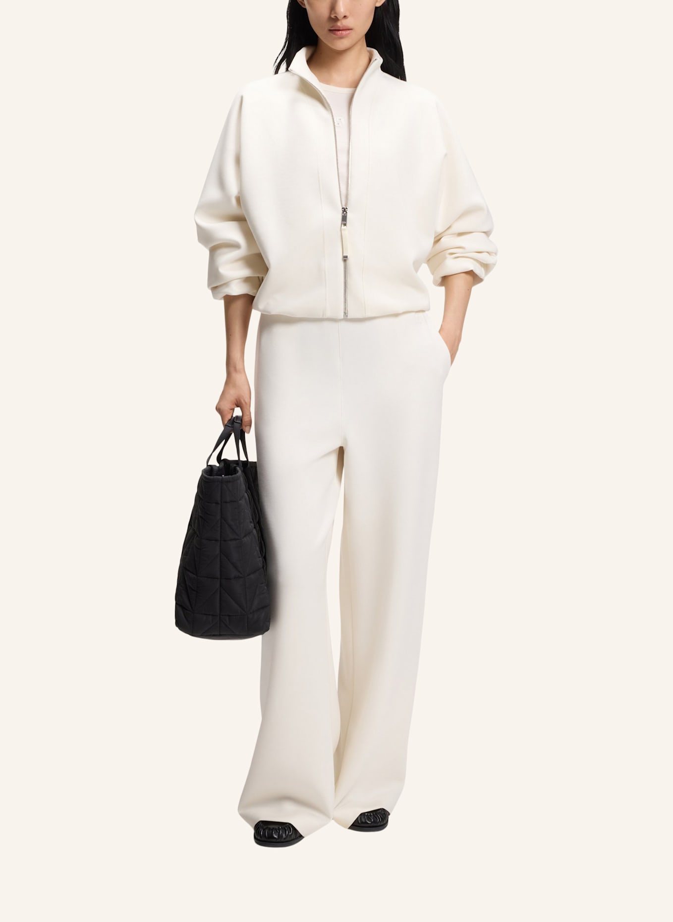 BOSS Sweatshirt EBESYA: WEISS