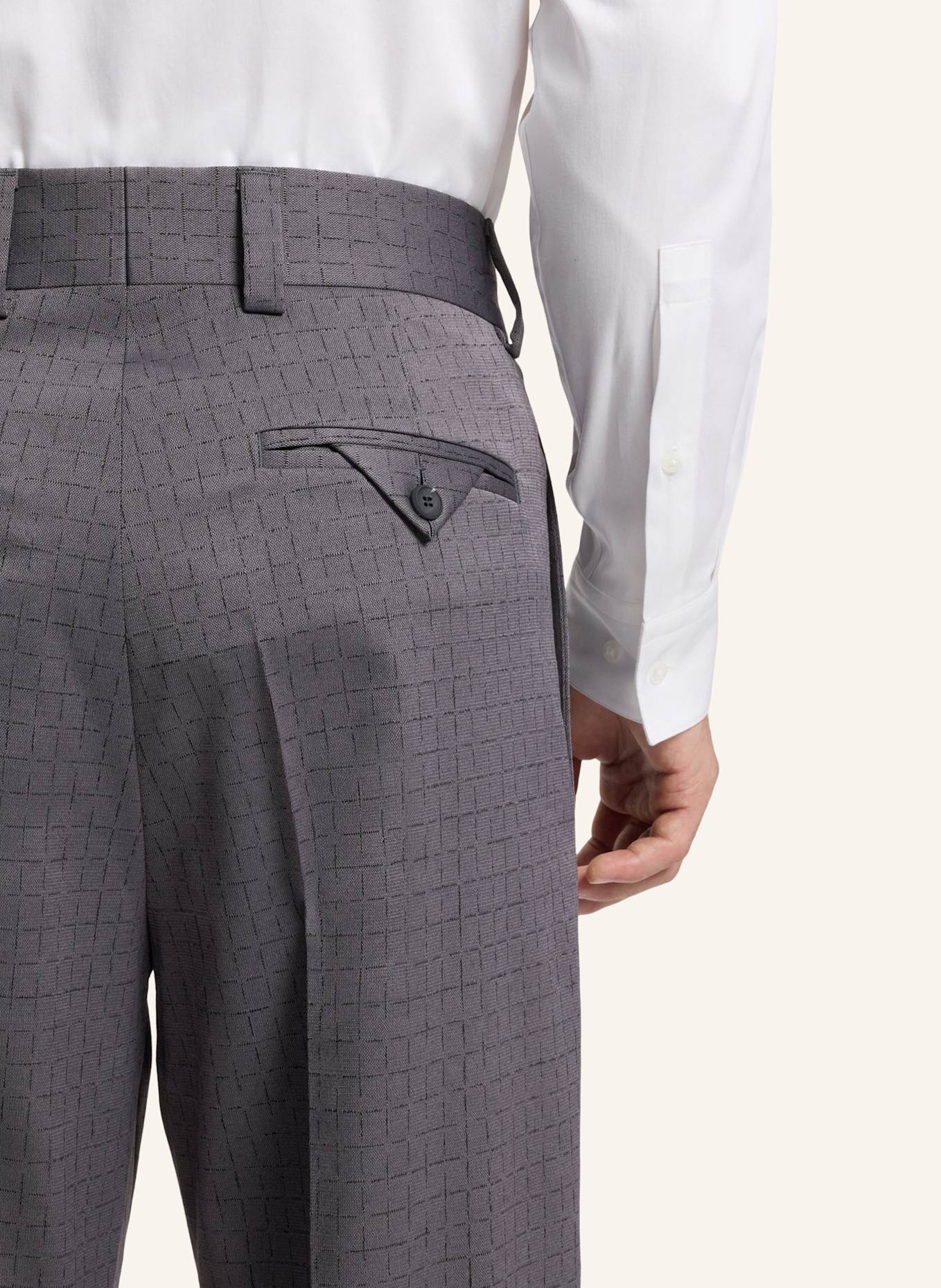 HUGO Business Hose FLIPS251X: DUNKELGRAU