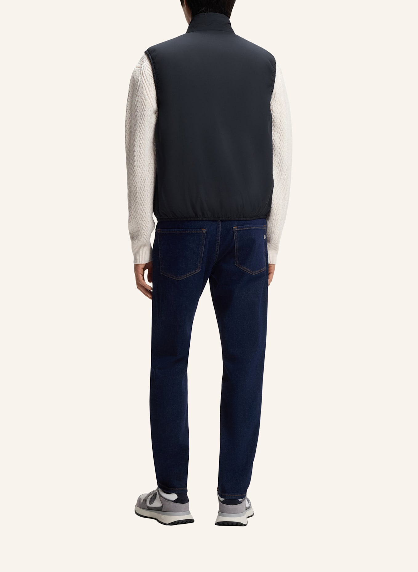 BOSS West P-HANRY-VEST-261F Slim Fit: DUNKELBLAU