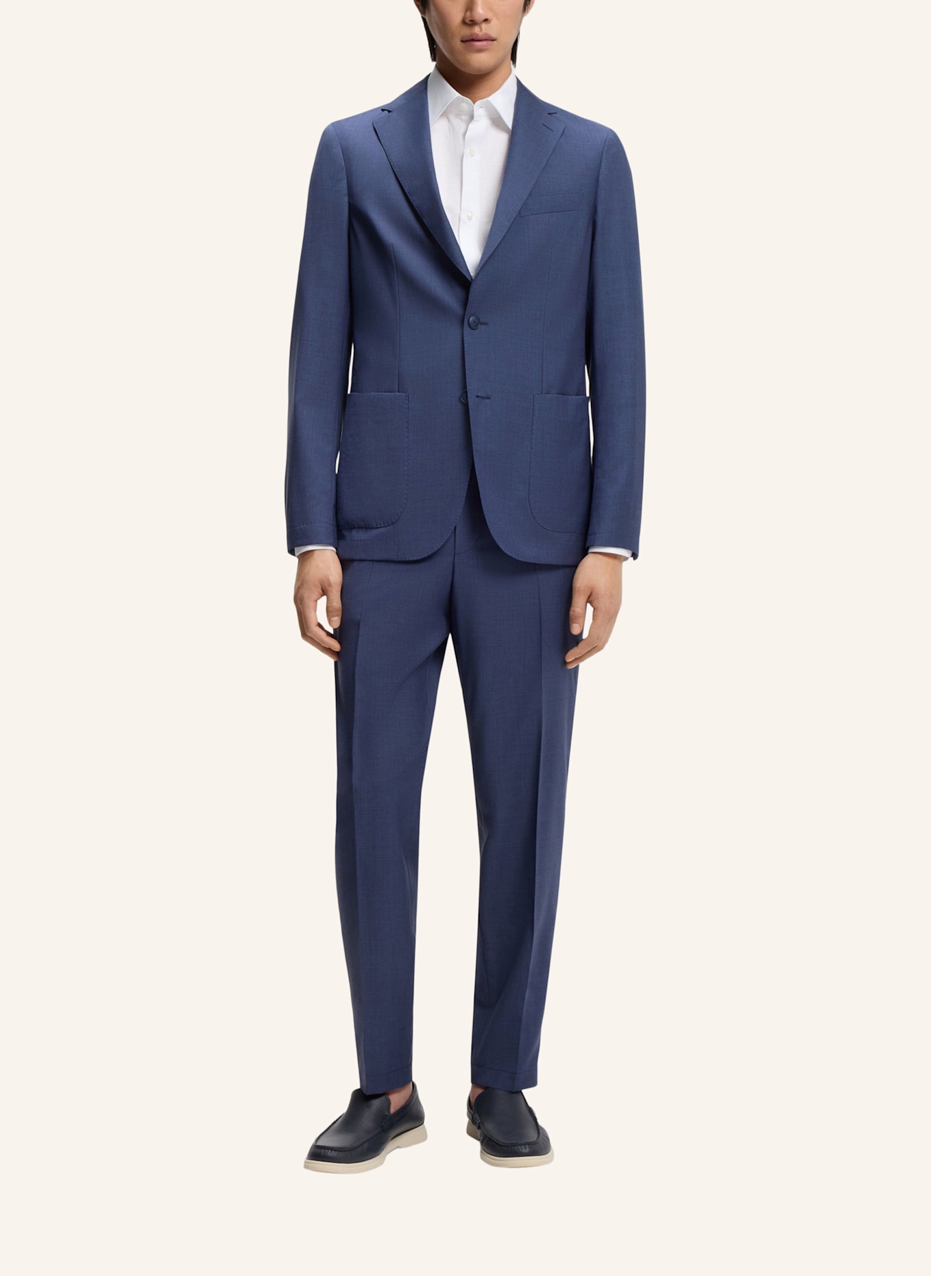 BOSS Business Hemd H-HANK-K-C1-261 Slim Fit: WEISS