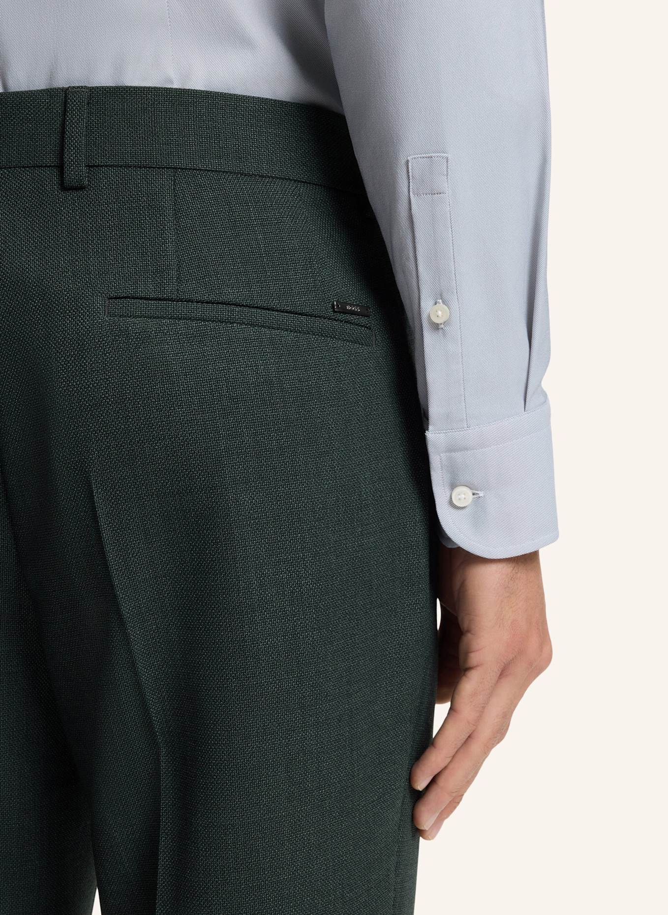 BOSS Business Hose H-GENIUS-253 Slim Fit: DUNKELGRÜN