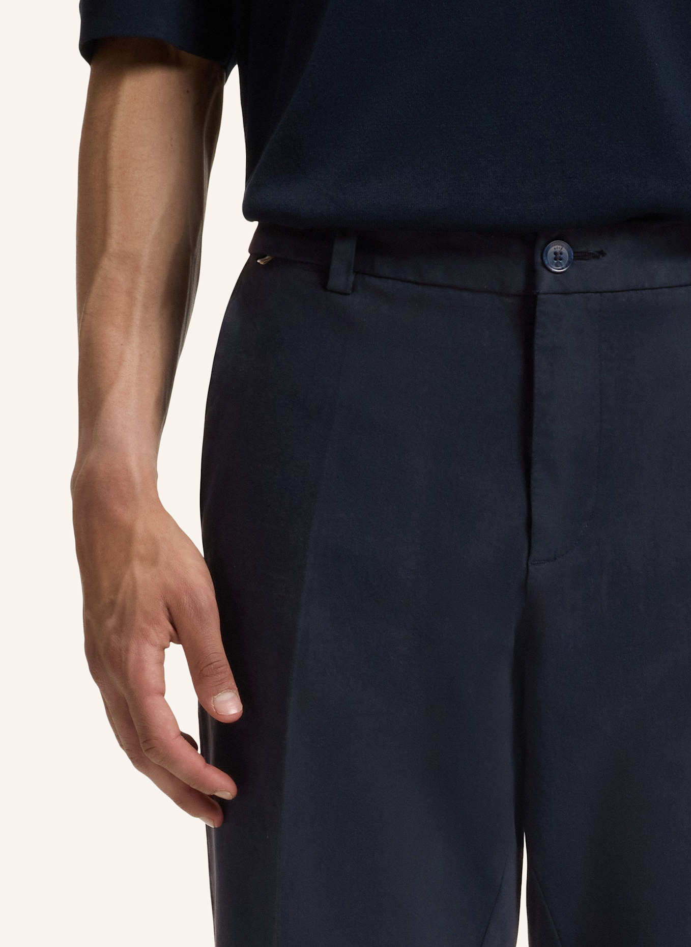 BOSS Casual Hose H-KANE1 Modern Fit: DUNKELBLAU