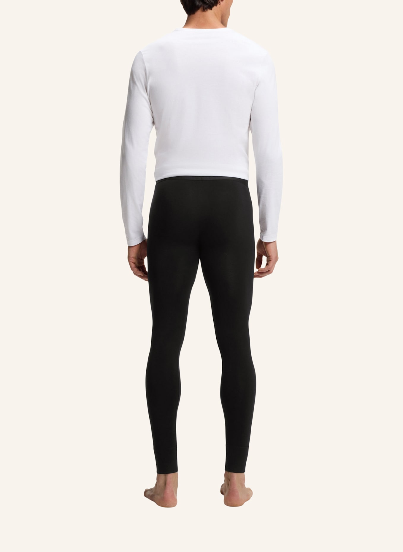 BOSS Lange Unterhose LONG JOHN THERMAL+: SCHWARZ