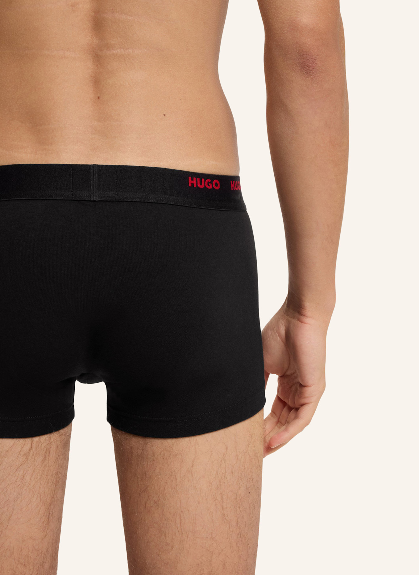 HUGO Boxershort TRUNK FIVE PACK: WEISS