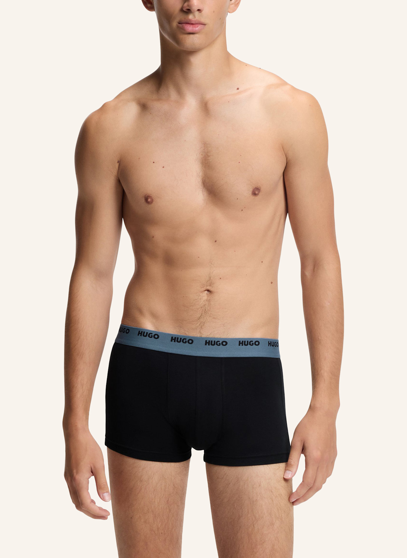 HUGO Boxershort TRUNK FIVE PACK: WEISS