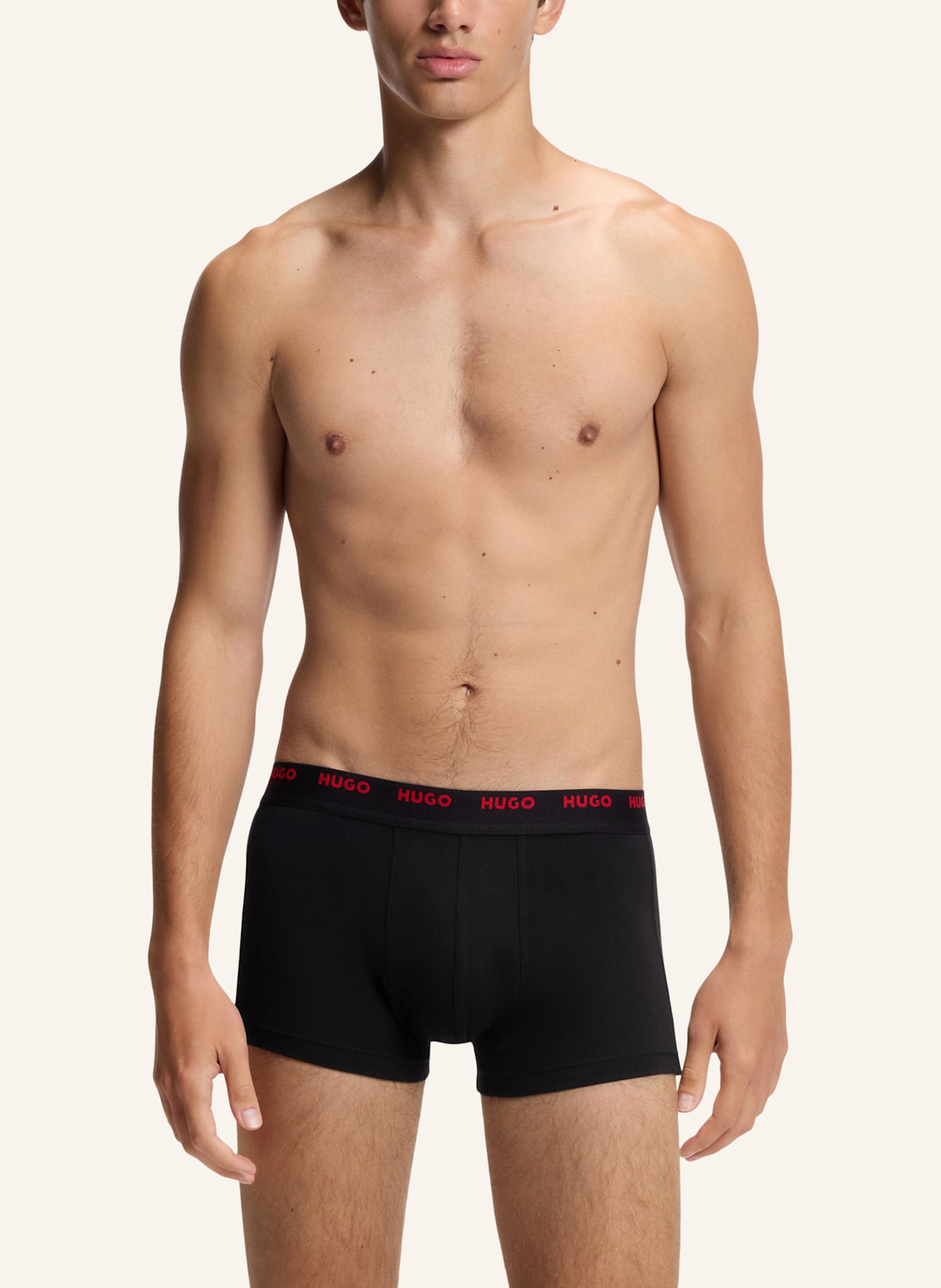 HUGO Boxershort TRUNK FIVE PACK: WEISS