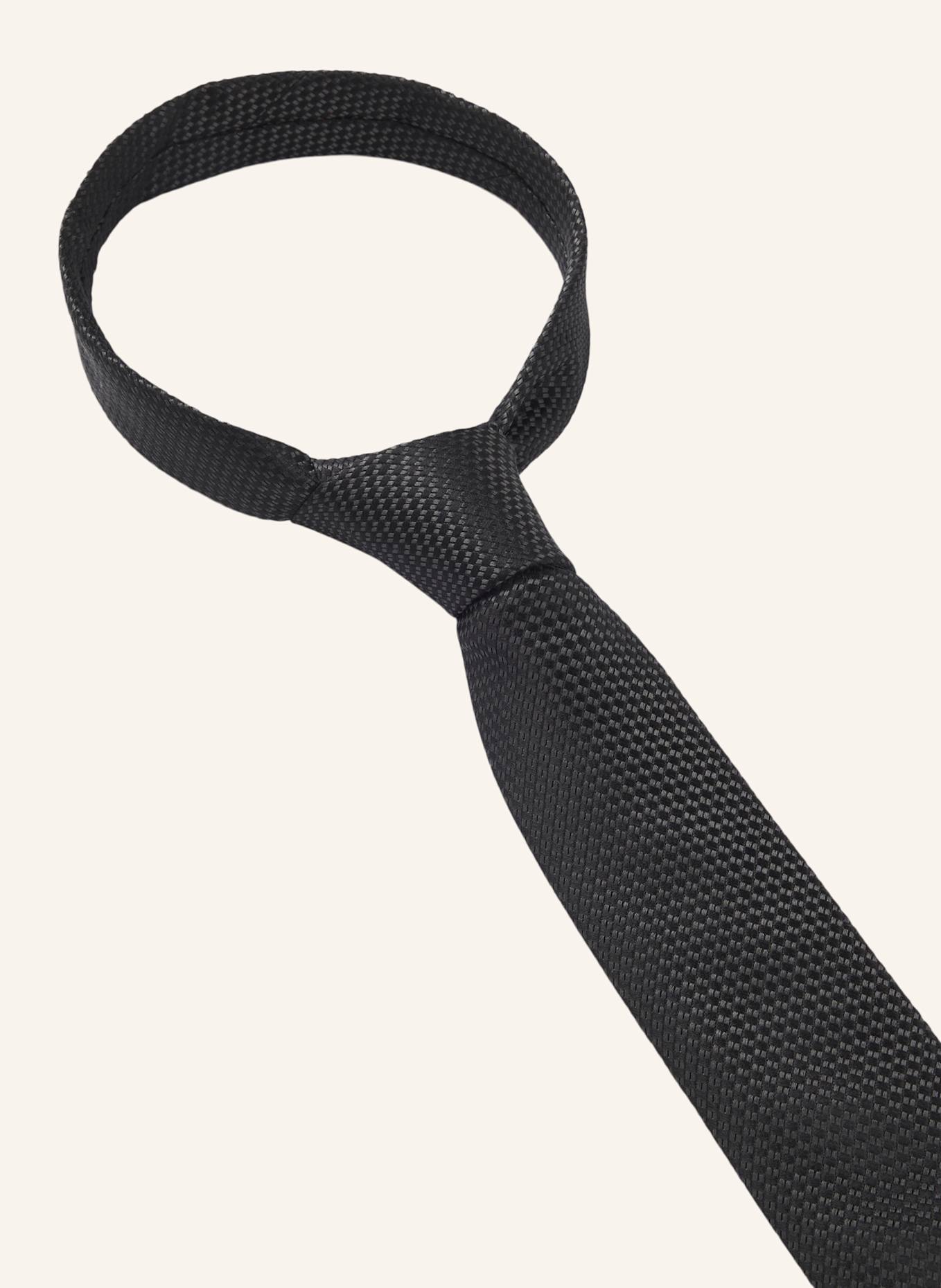 HUGO Krawatte TIE CM 6: SCHWARZ