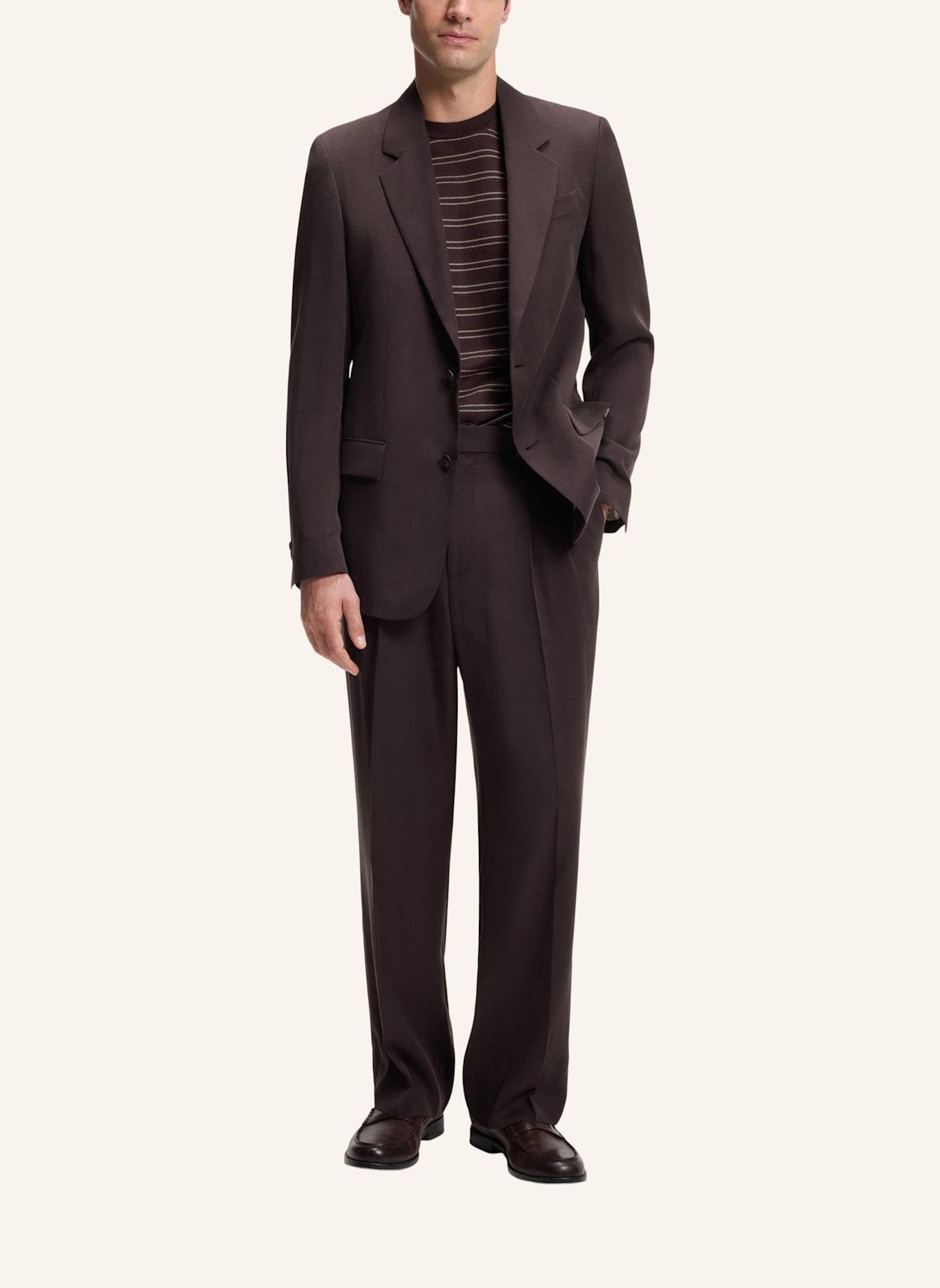 BOSS Business Hose C-PAT-BB-DPL-262 Oversize Fit: DUNKELBRAUN