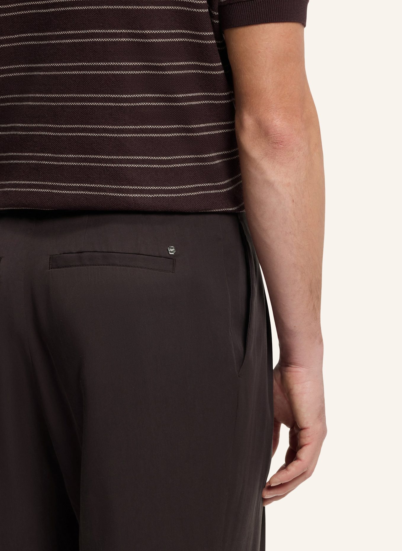 BOSS Business Hose C-PAT-BB-DPL-262 Oversize Fit: DUNKELBRAUN