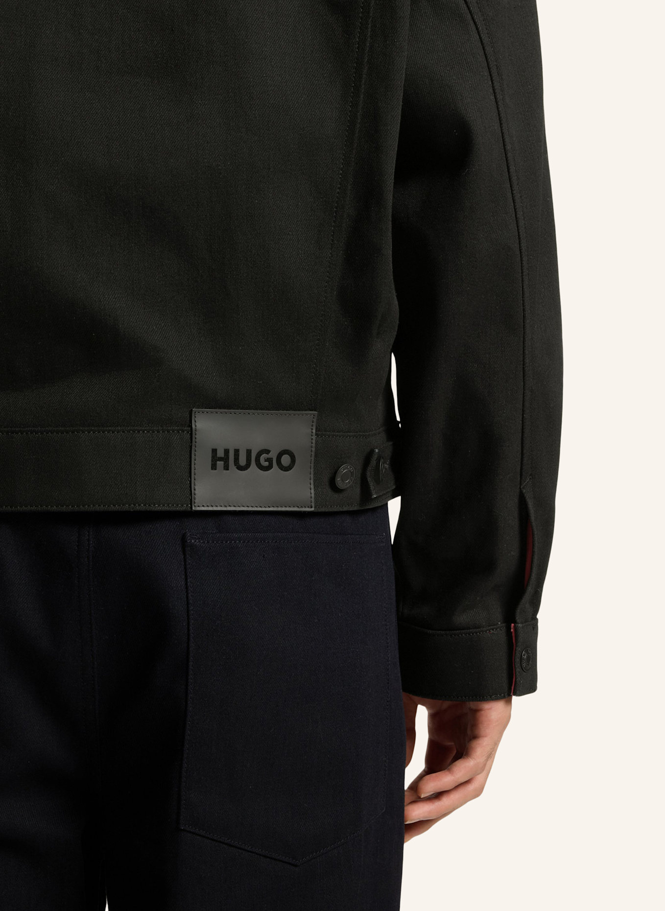 HUGO Casual Jacke HUGO 096/3 Regular Fit: SCHWARZ
