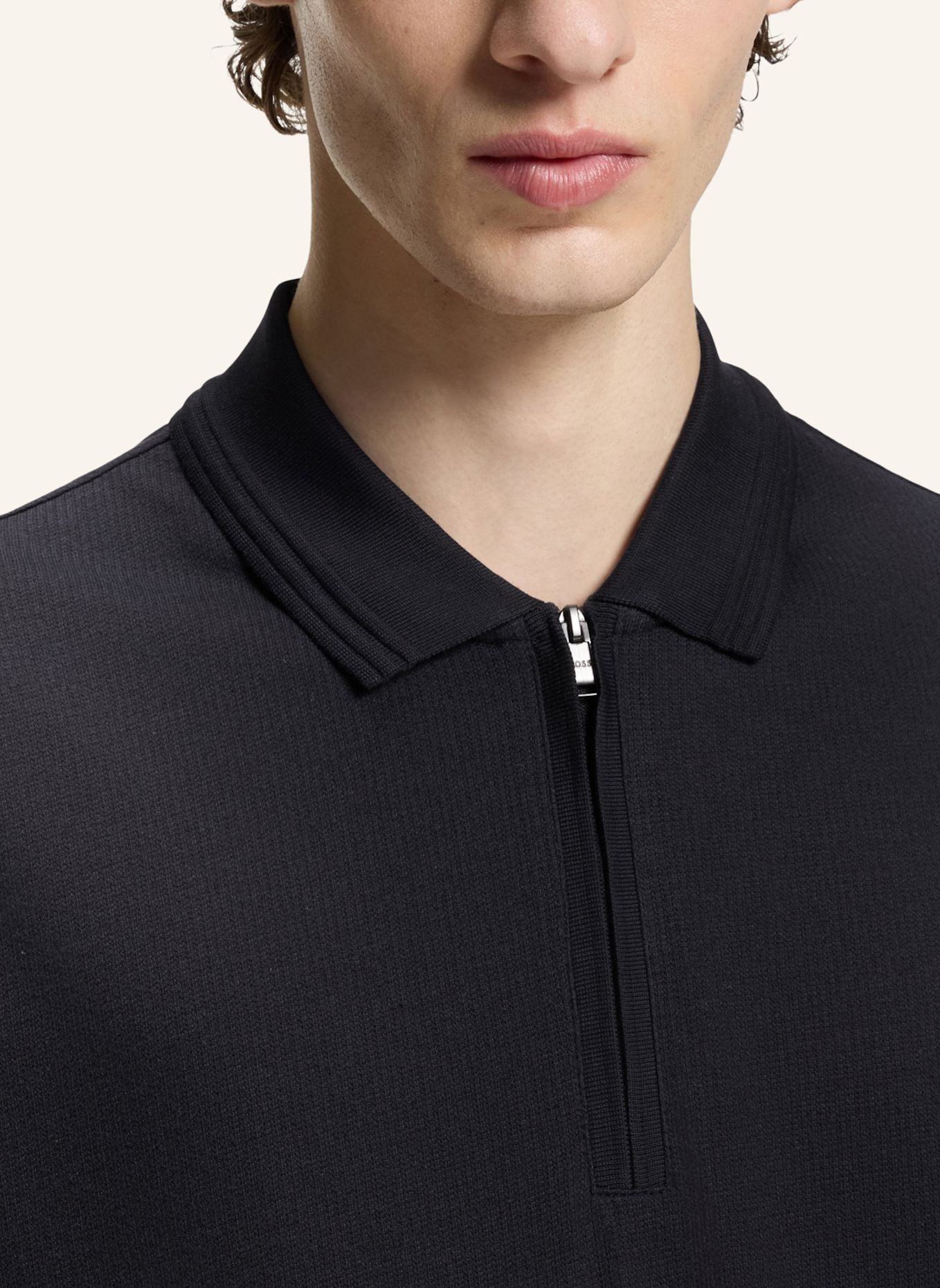 BOSS Poloshirt H-PARAS 70 Regular Fit: DUNKELBLAU