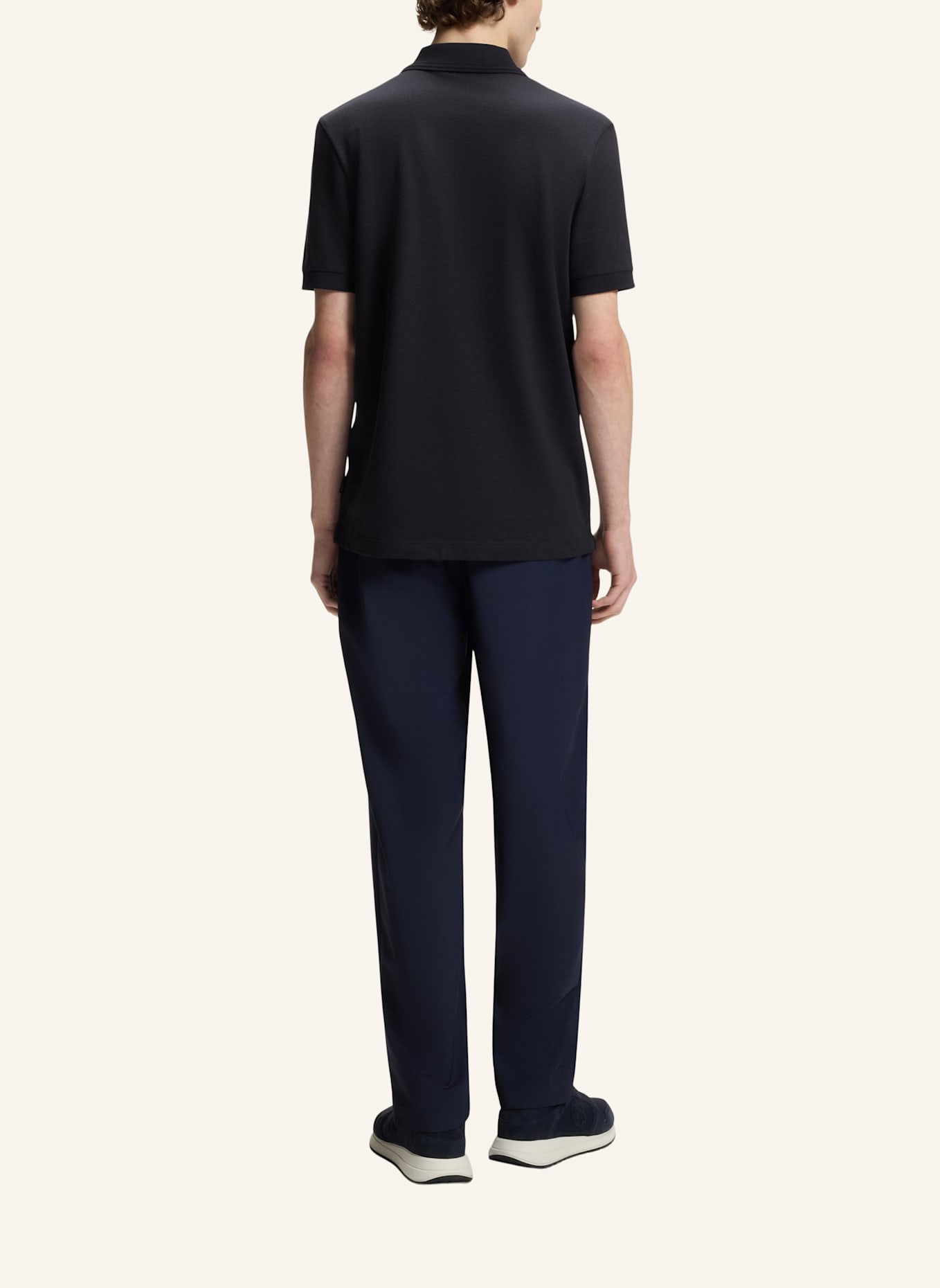 BOSS Poloshirt H-PARAS 70 Regular Fit: DUNKELBLAU