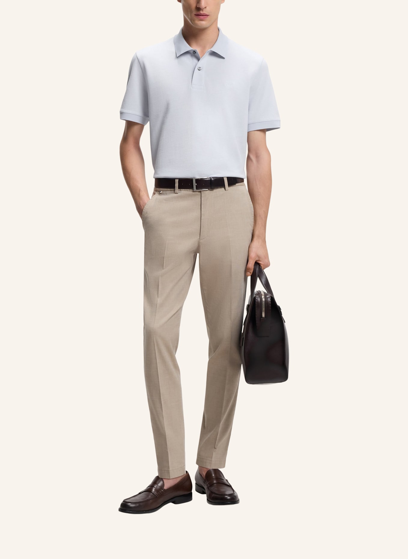 BOSS Poloshirt PALLAS Regular Fit: LILA