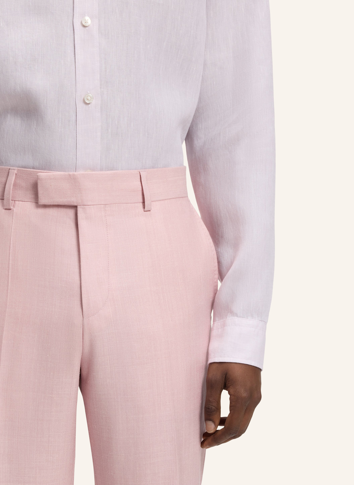 BOSS Business Hose H-GENIUS-B1-262 Slim Fit: HELLROSA