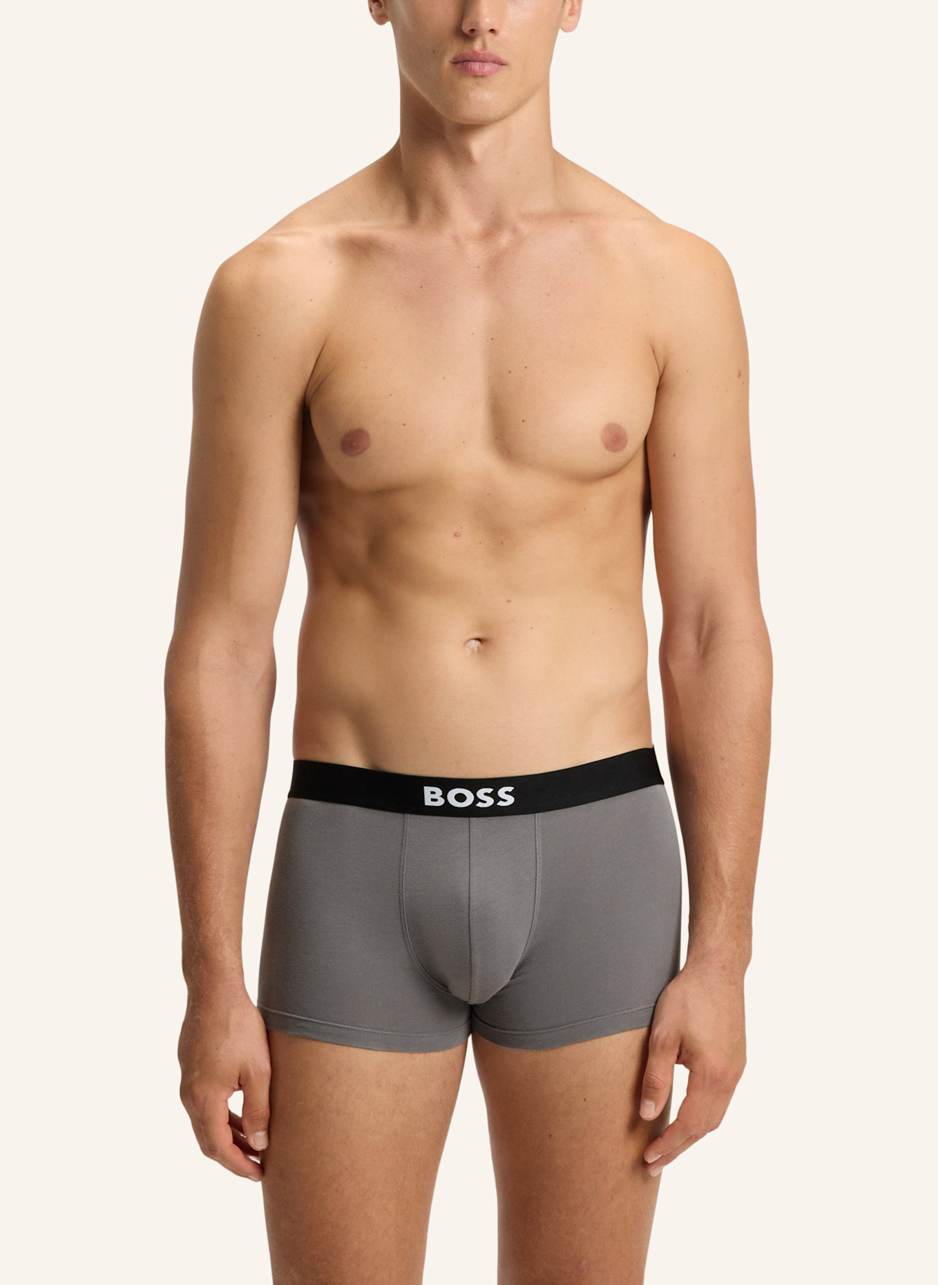 BOSS Boxershort TRUNK 3P BOSS ONE D: GRAU