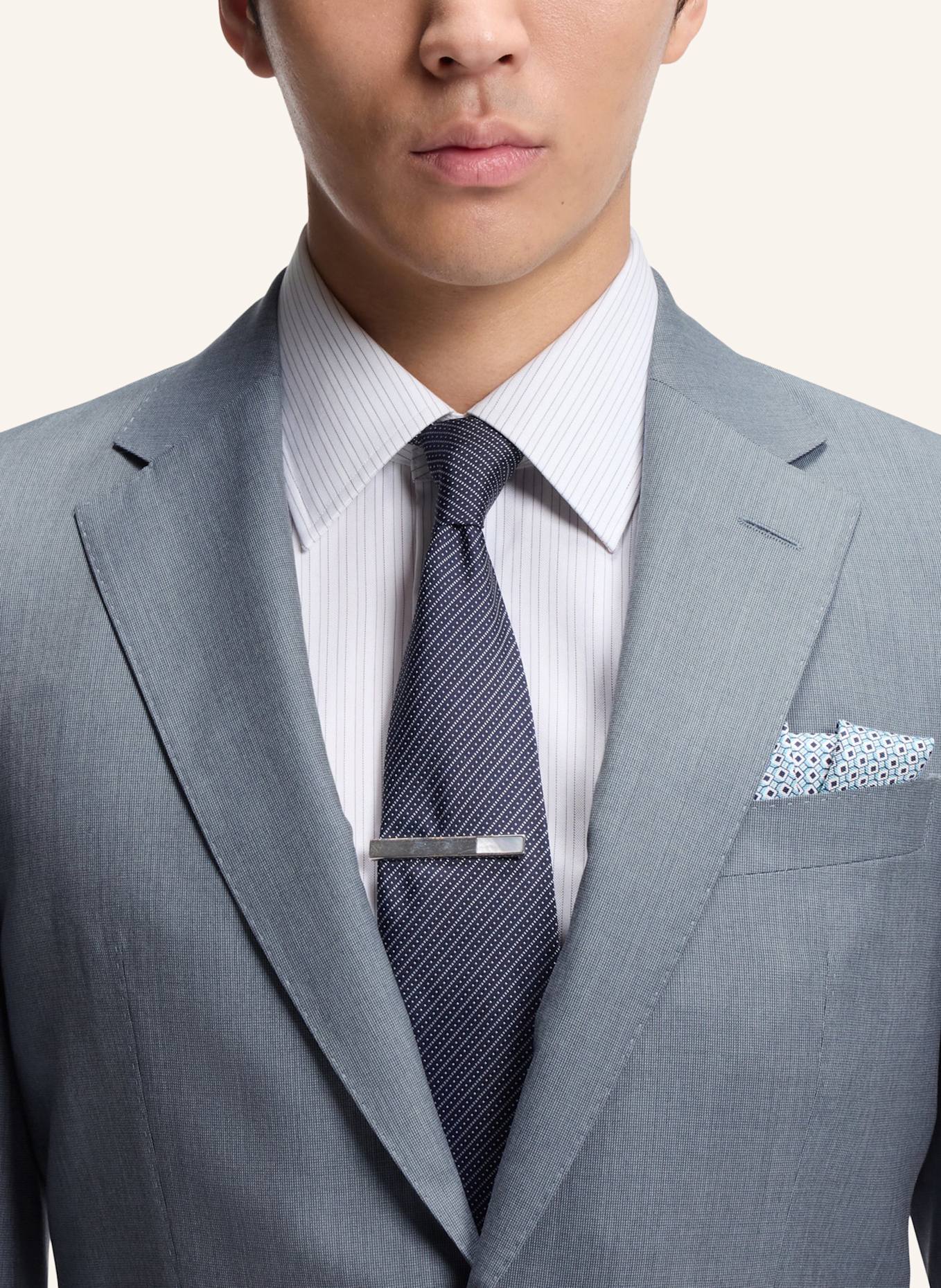 BOSS Business Anzug L-HARVERS-2PCS-241 Slim Fit: DUNKELGRÜN