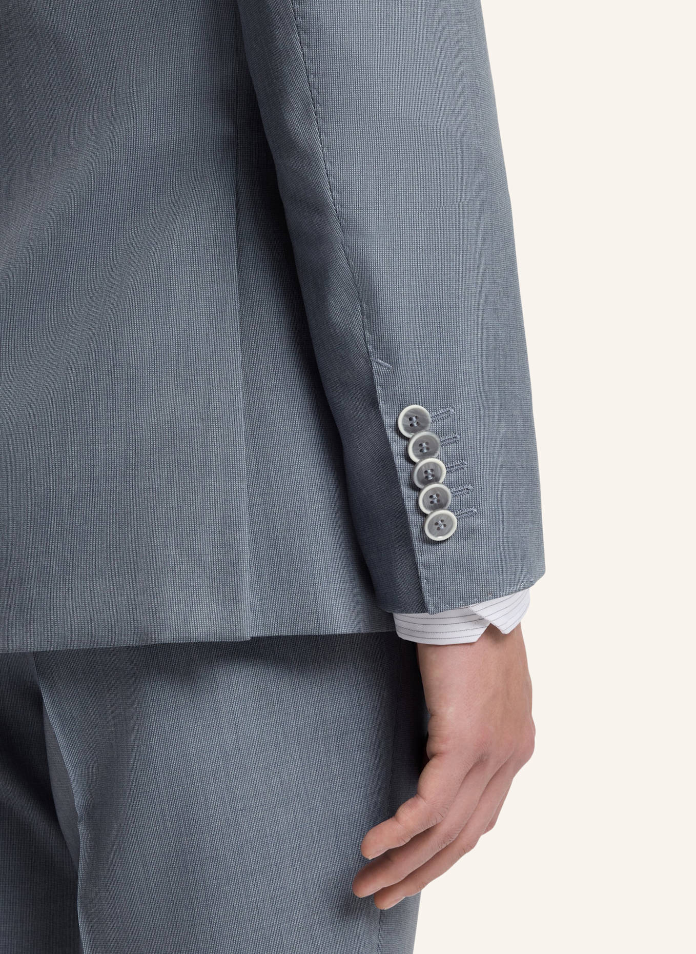 BOSS Business Anzug L-HARVERS-2PCS-241 Slim Fit: DUNKELGRÜN