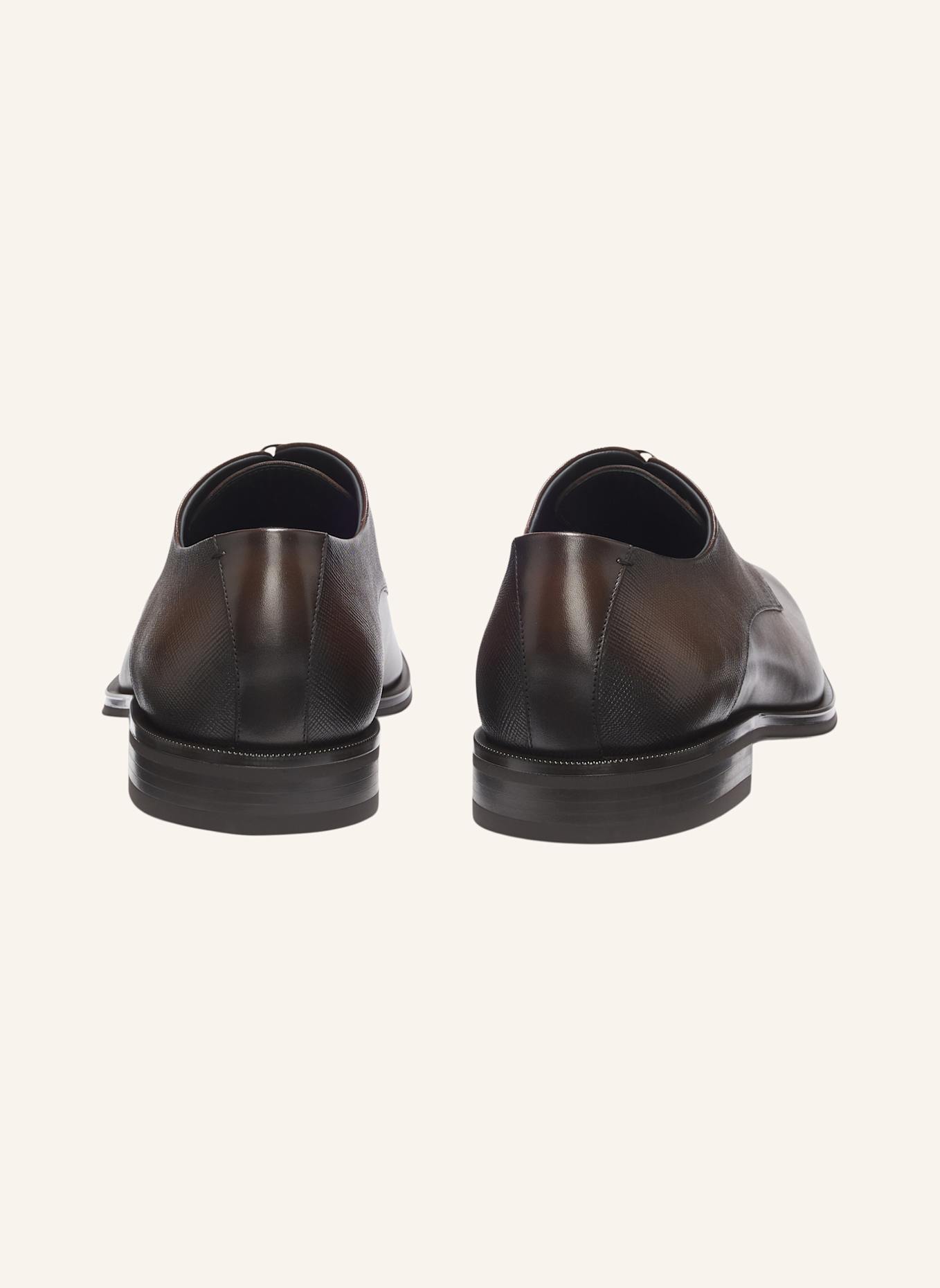 BOSS Business-Schnürschuh DERREK_DERB_BUPRPT: DUNKELBRAUN