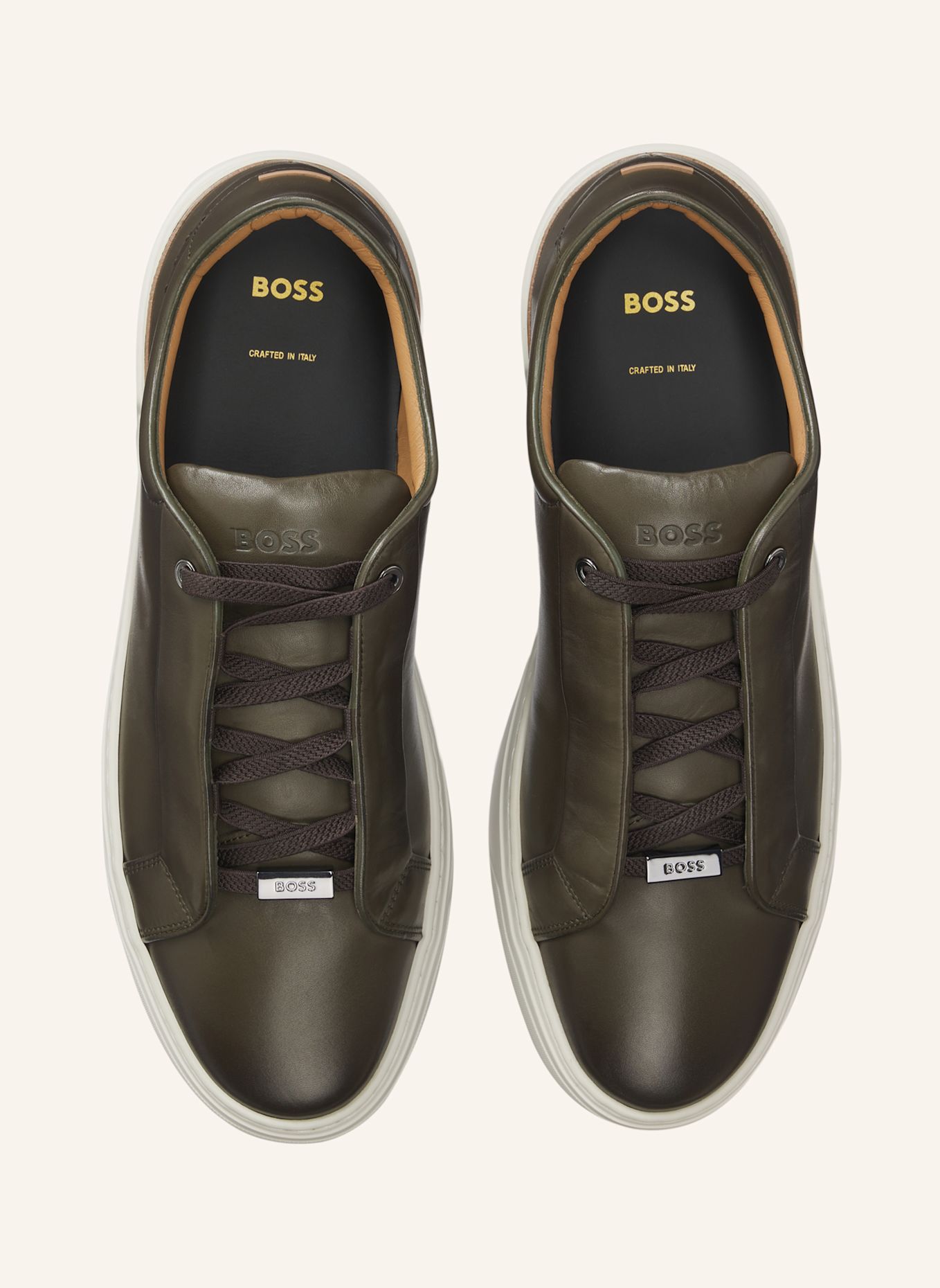 BOSS Sneaker GARY_TENN_BUAMF: DUNKELGRÜN