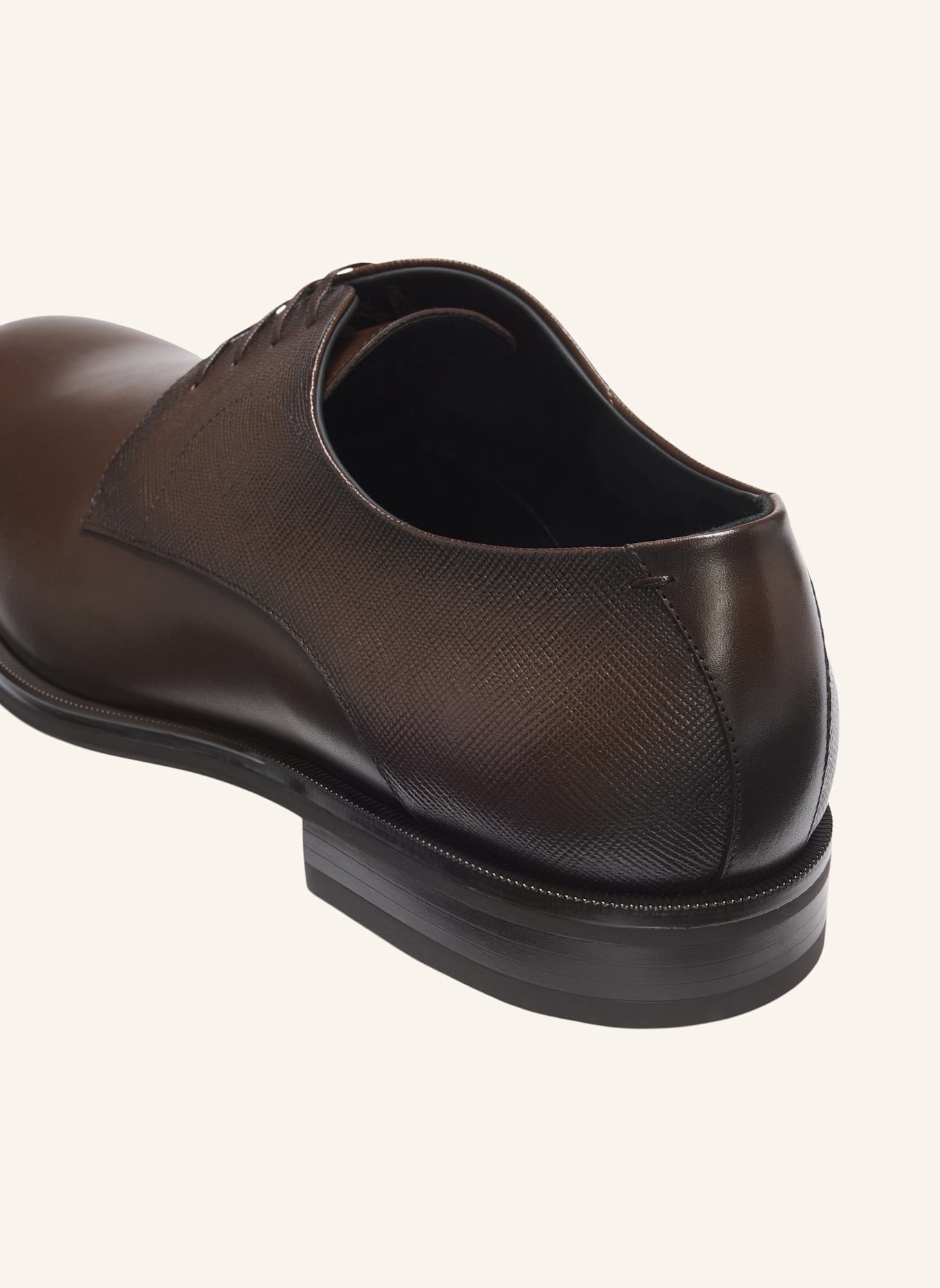 BOSS Business-Schnürschuh DERREK_DERB_BUPRPT: DUNKELBRAUN