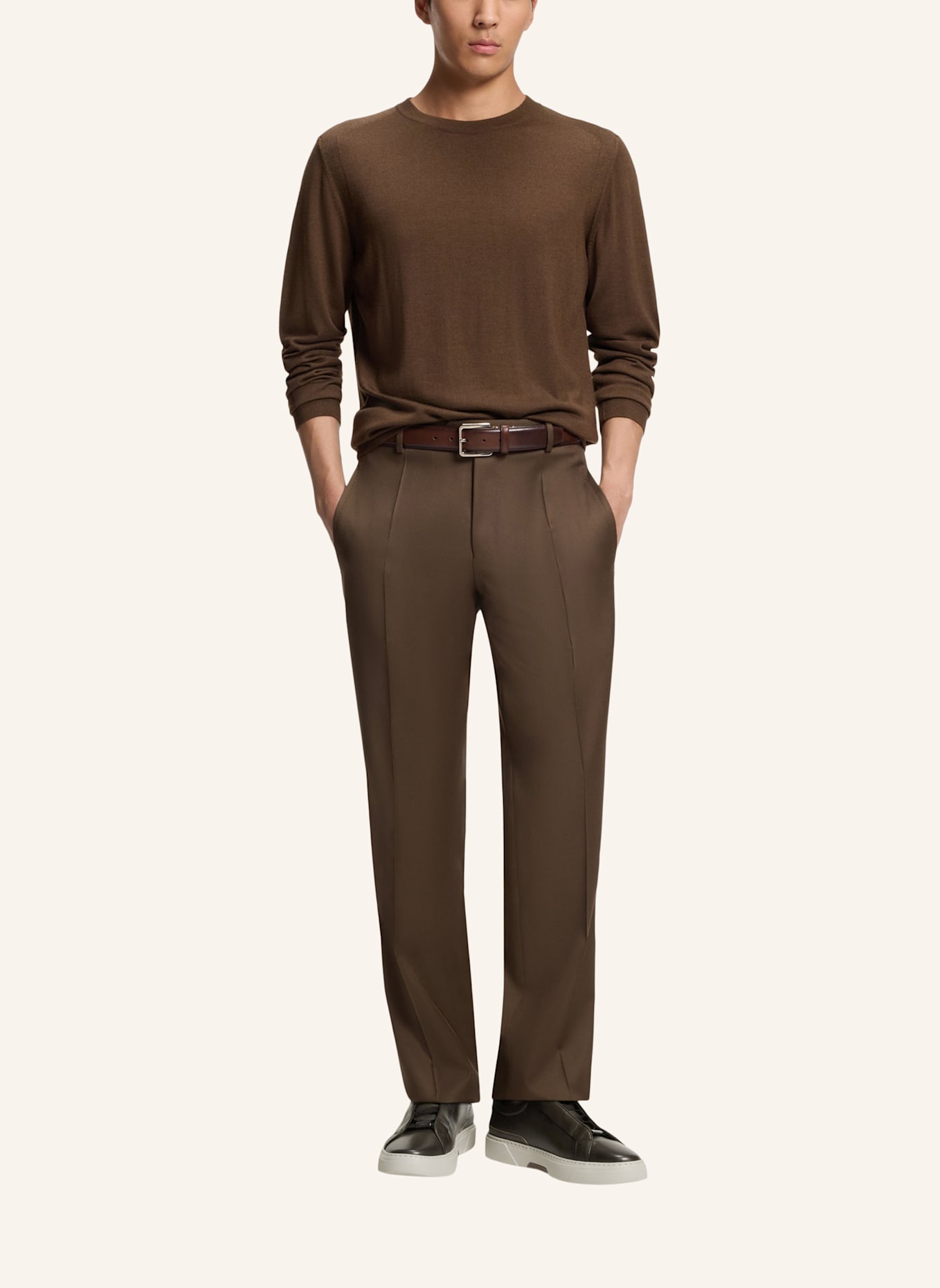 BOSS Sneaker GARY_TENN_BUAMF: DUNKELGRÜN