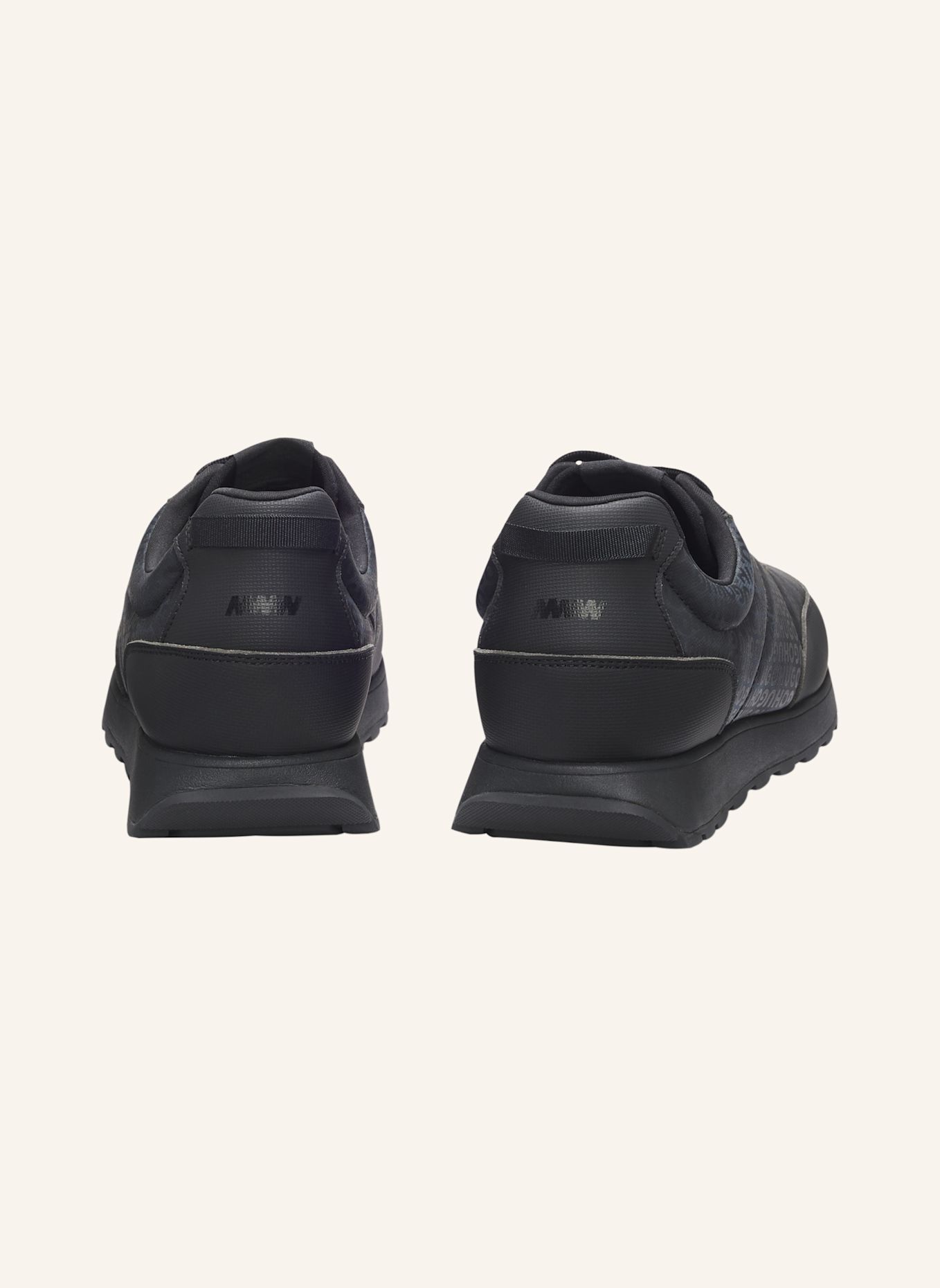 HUGO Sneaker ICELIN_RUNN_CDCVLG: SCHWARZ