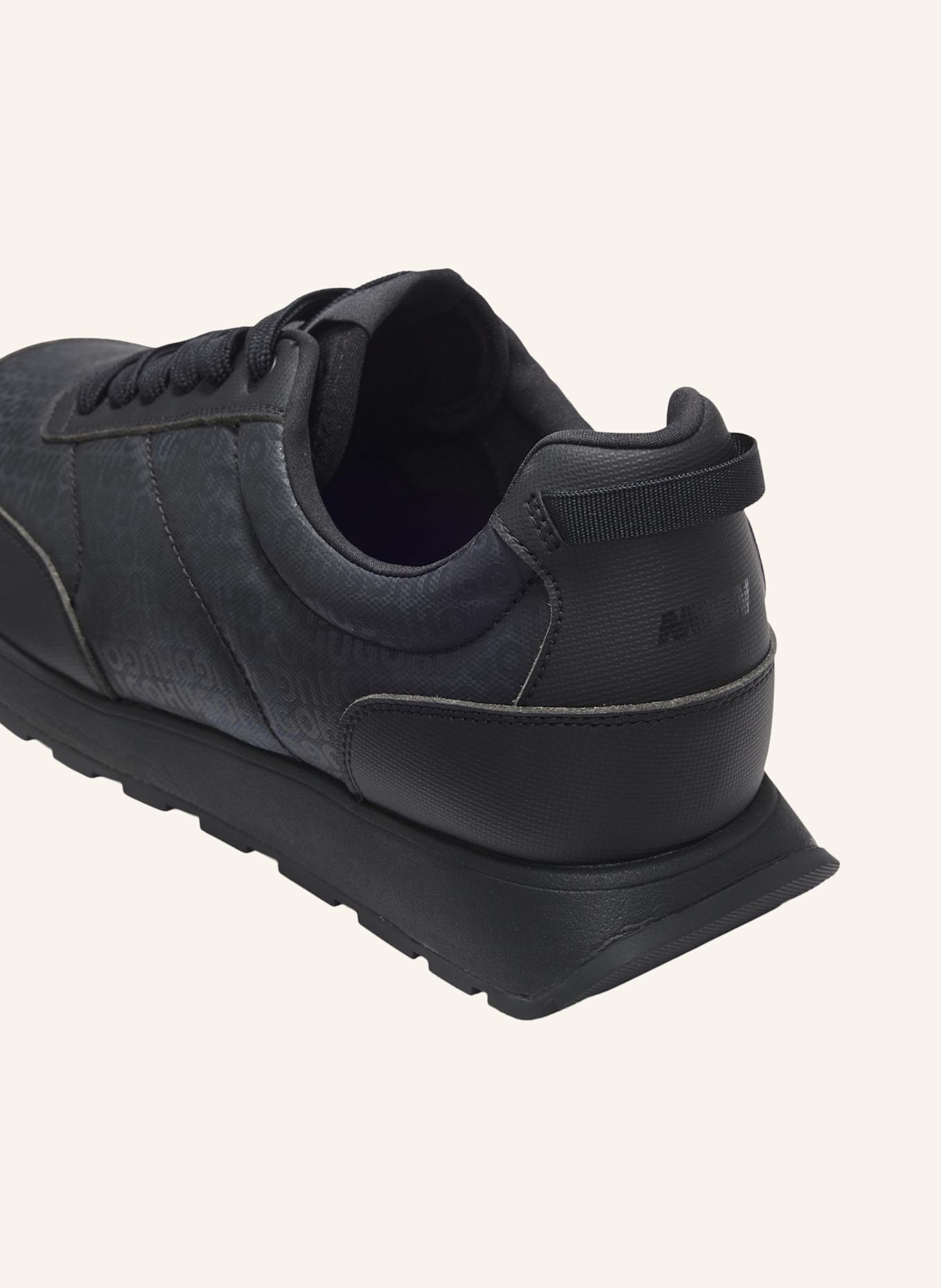 HUGO Sneaker ICELIN_RUNN_CDCVLG: SCHWARZ