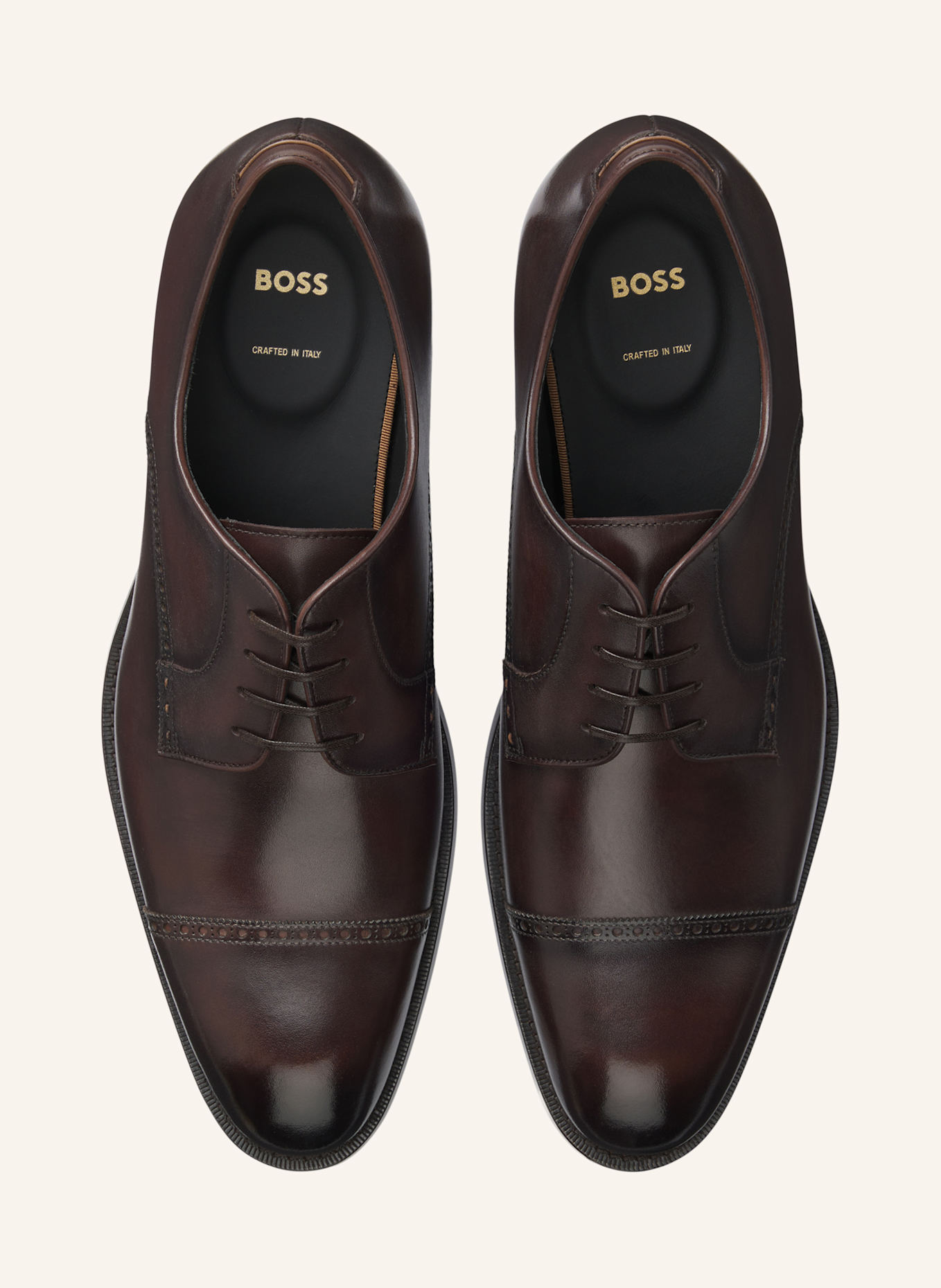 BOSS Business-Schnürschuh RILL_DERB_BUBRCT: DUNKELBRAUN