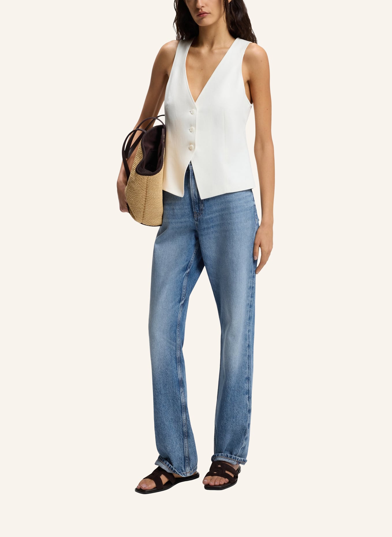 BOSS Jeans C_ADA HR 15.0 Regular Fit: BLAU