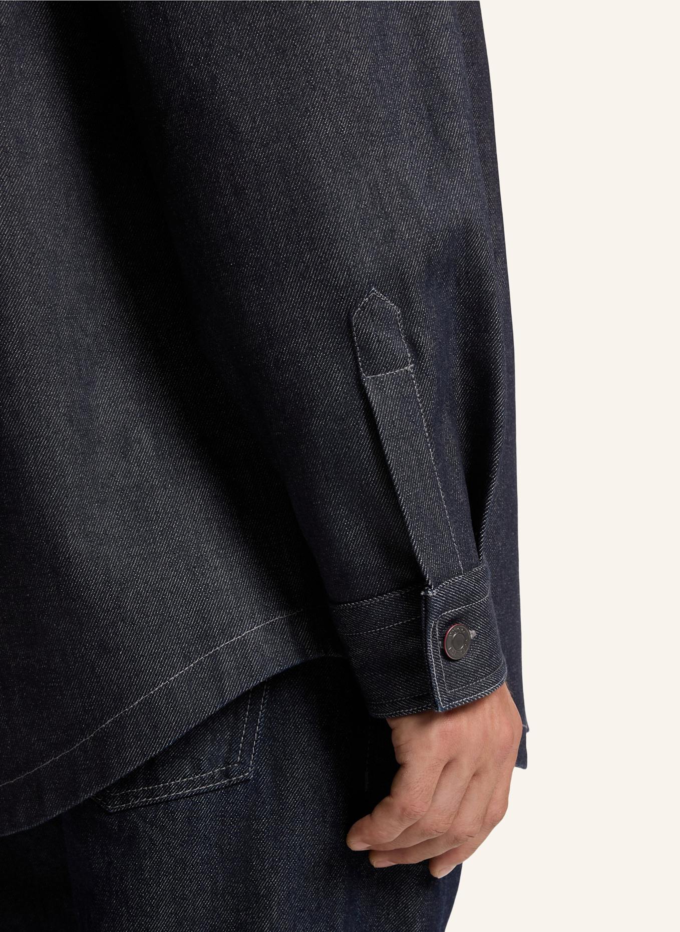 HUGO Business Hemd EMIKOL Oversize Fit: DUNKELBLAU