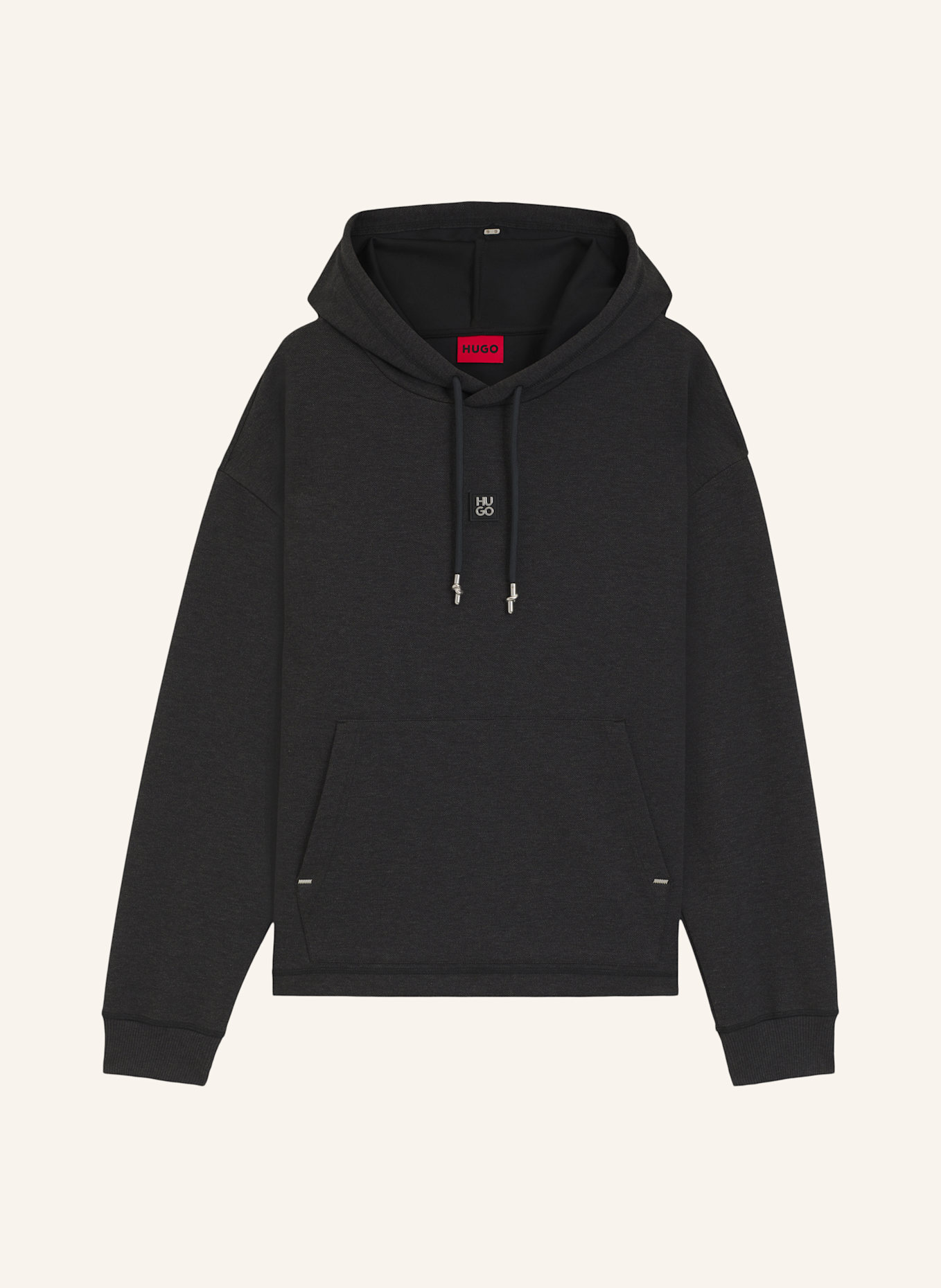 HUGO Sweatshirt DINEO Relaxed Fit: GRAU