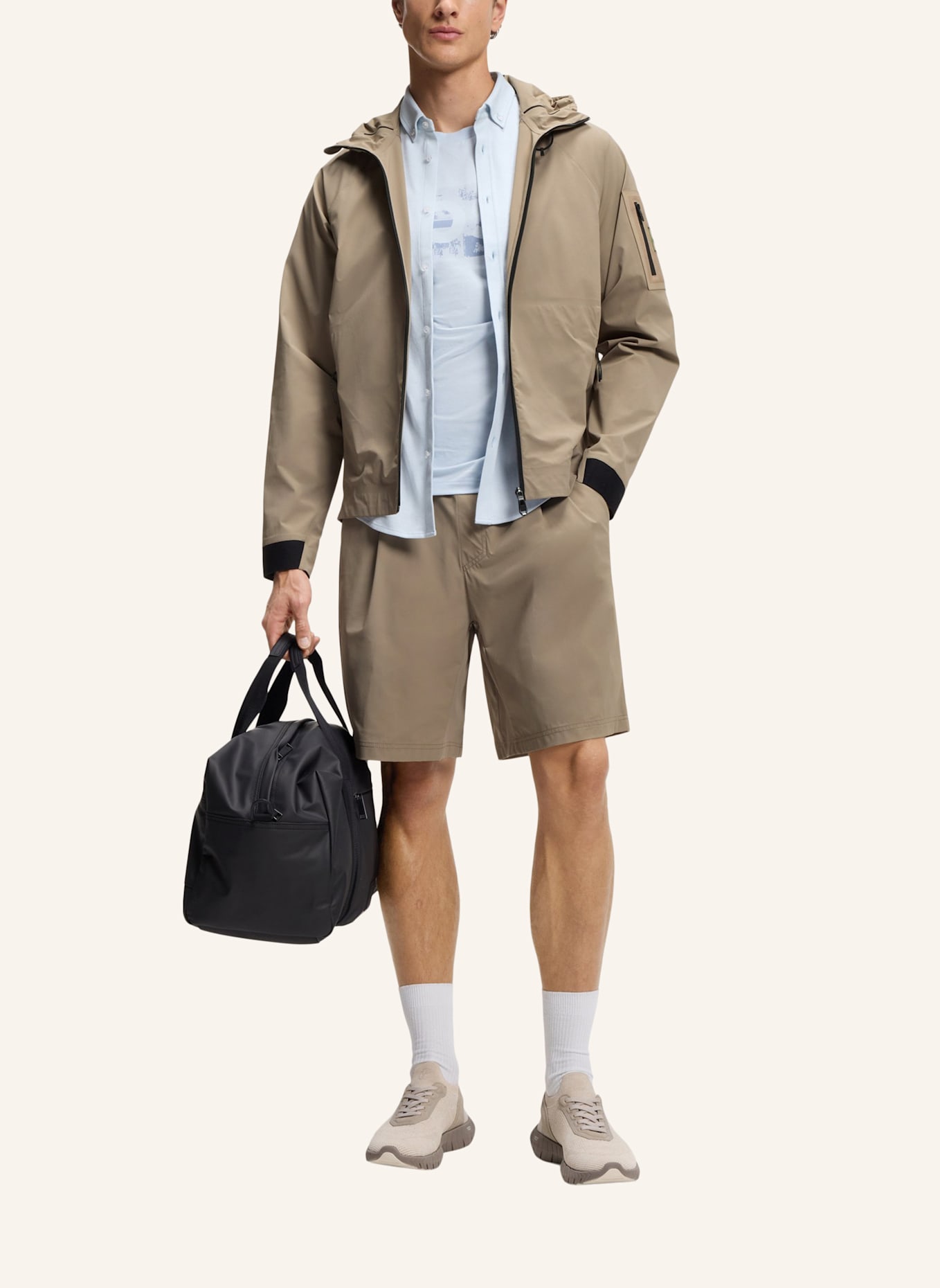 BOSS Casual Jacke OW_TERRACE JT HD Regular Fit: HELLGRÜN