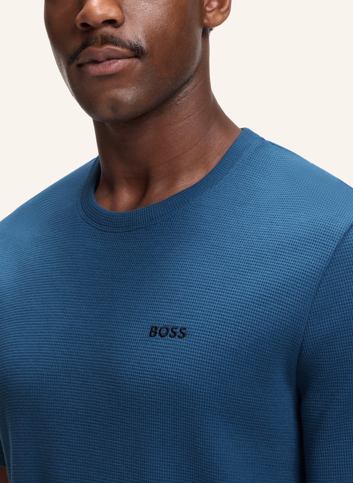 BOSS Schlafshirt: BLAU