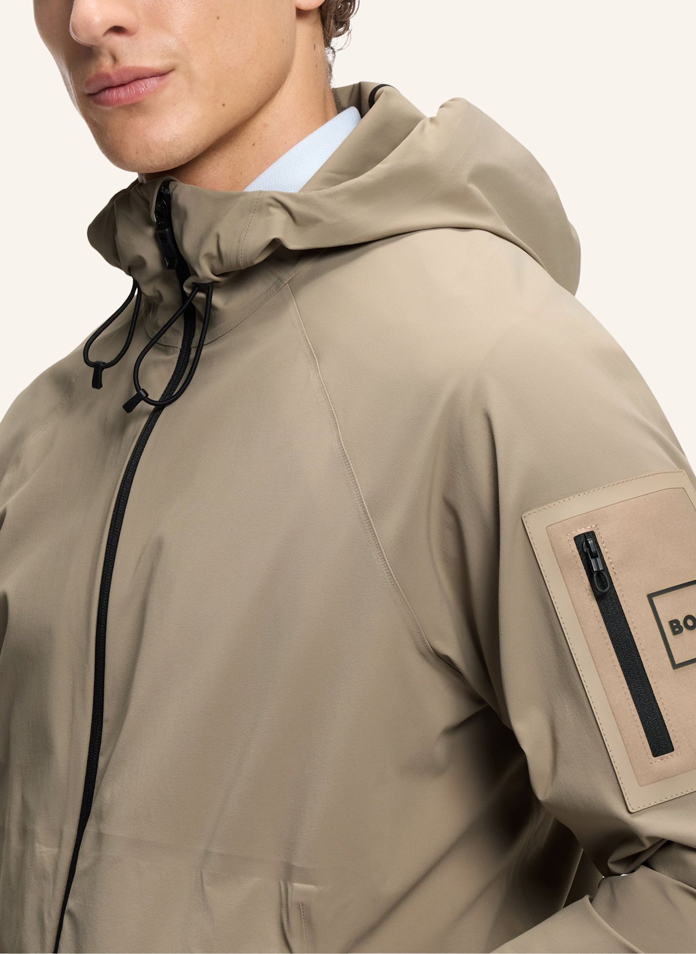 BOSS Casual Jacke OW_TERRACE JT HD Regular Fit: HELLGRÜN